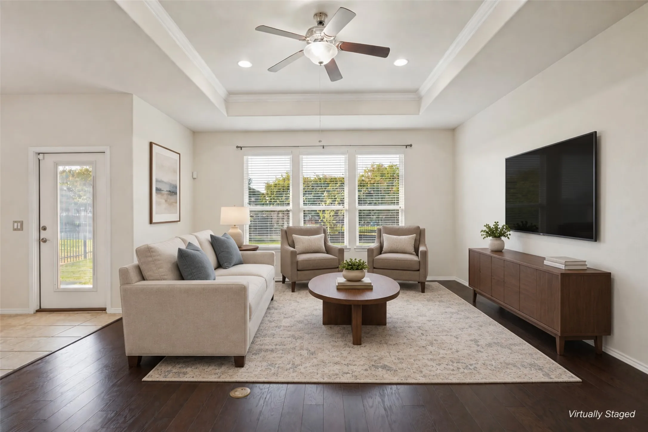 Living Room - Virtually Staged
