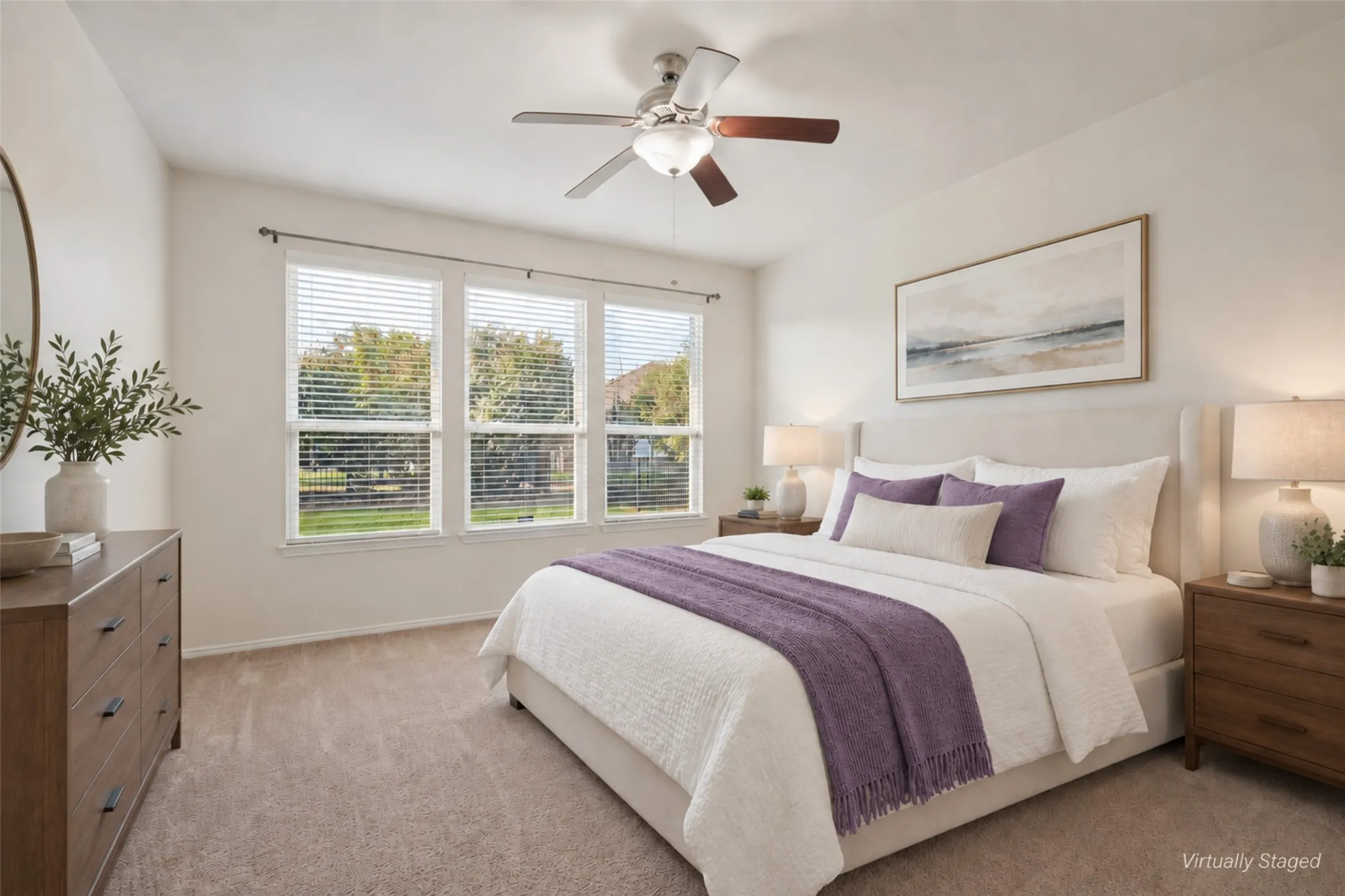 Primary Bedroom - Virtually Staged