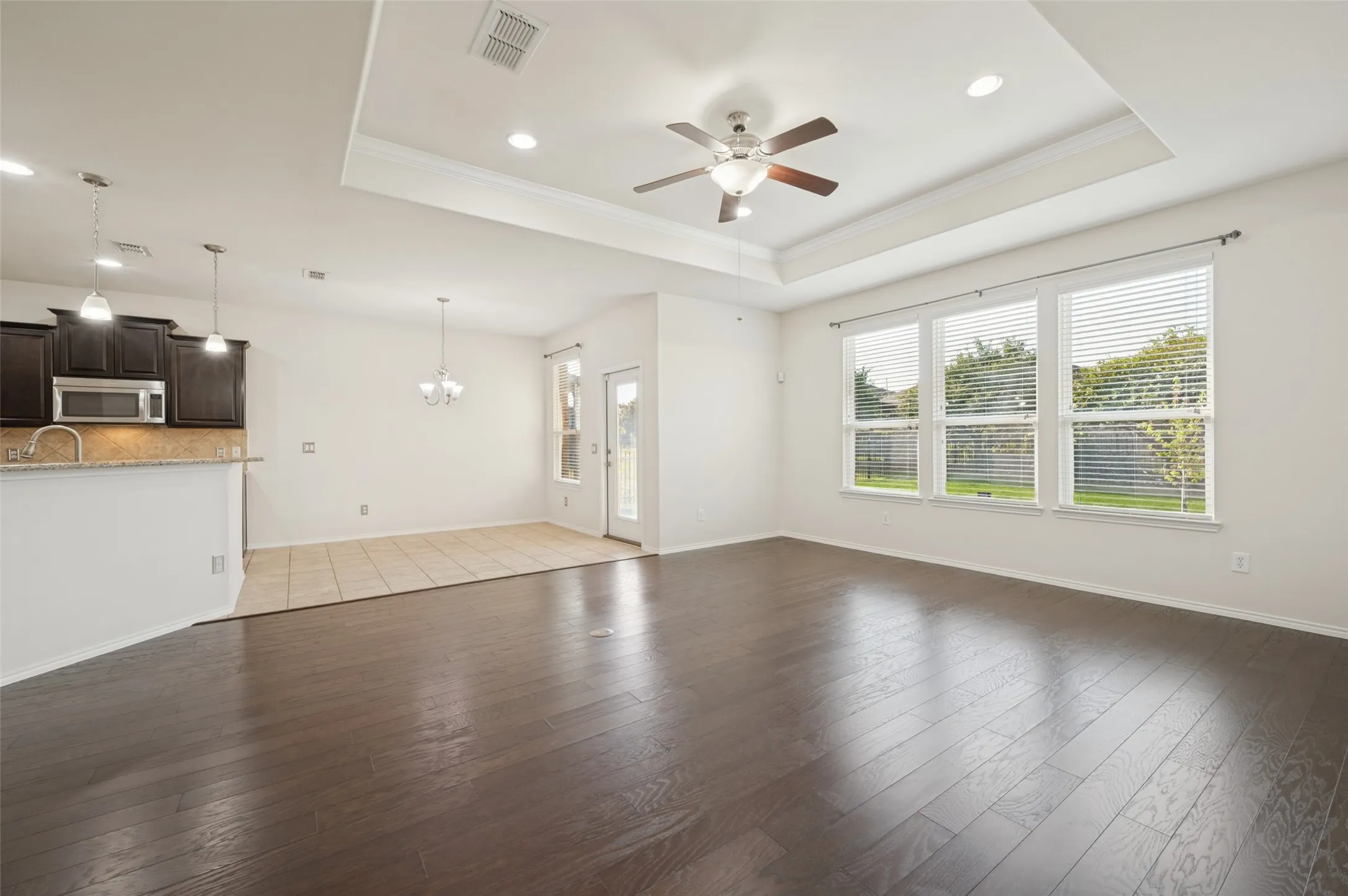 Living Room facing Dining Area