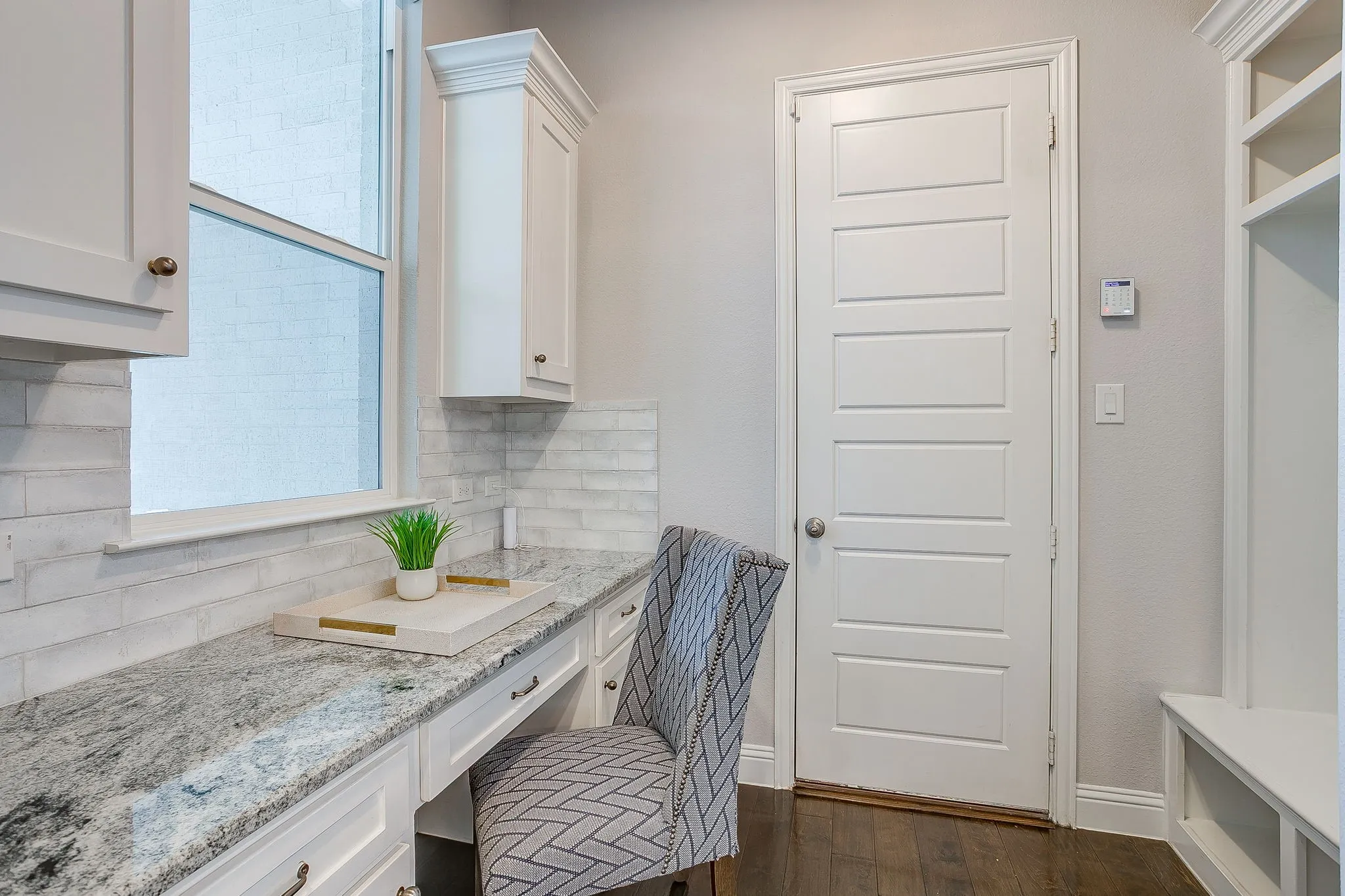 Perfect pocket office off of the kitchen