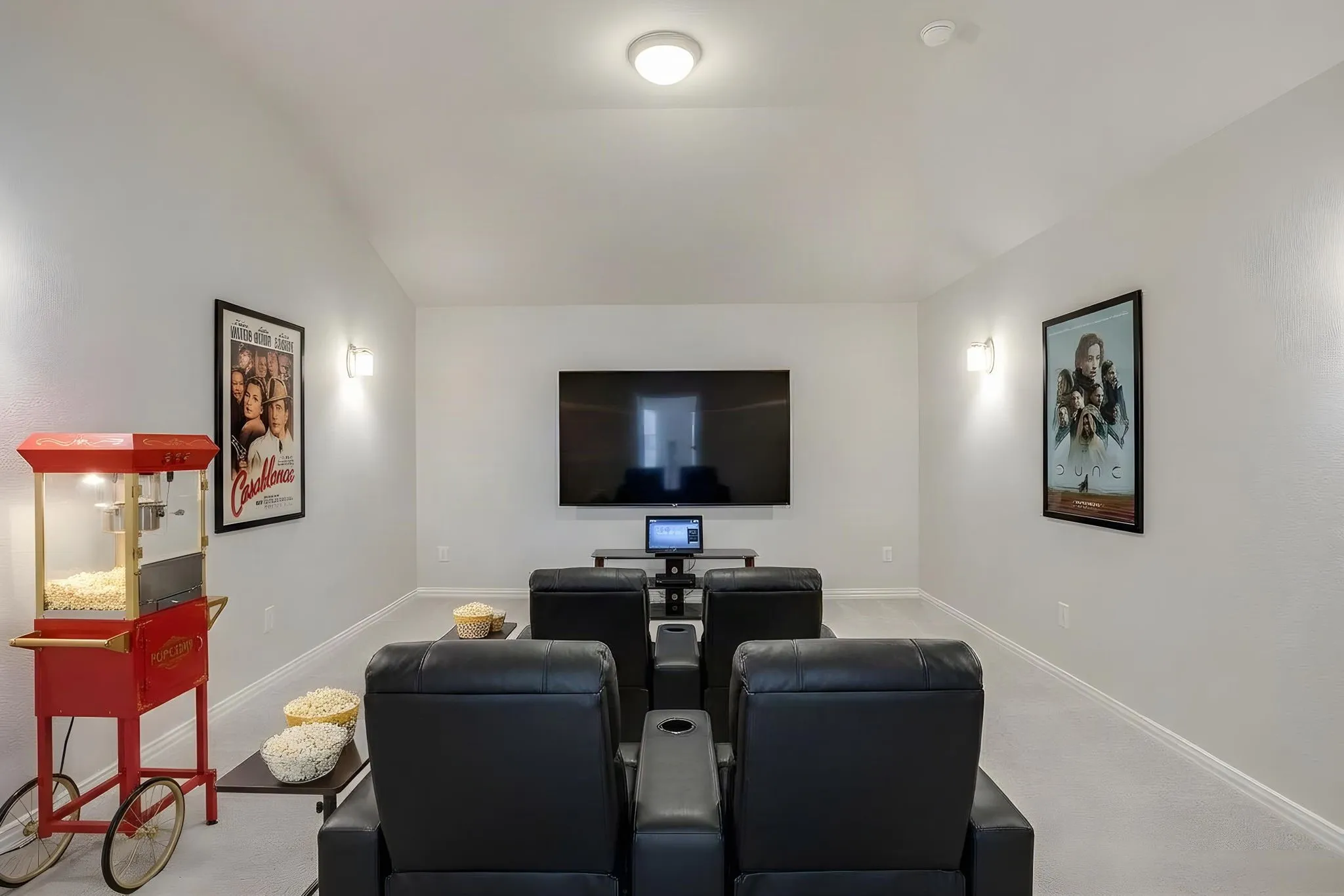 Upstairs Media room or flex space - virtually staged