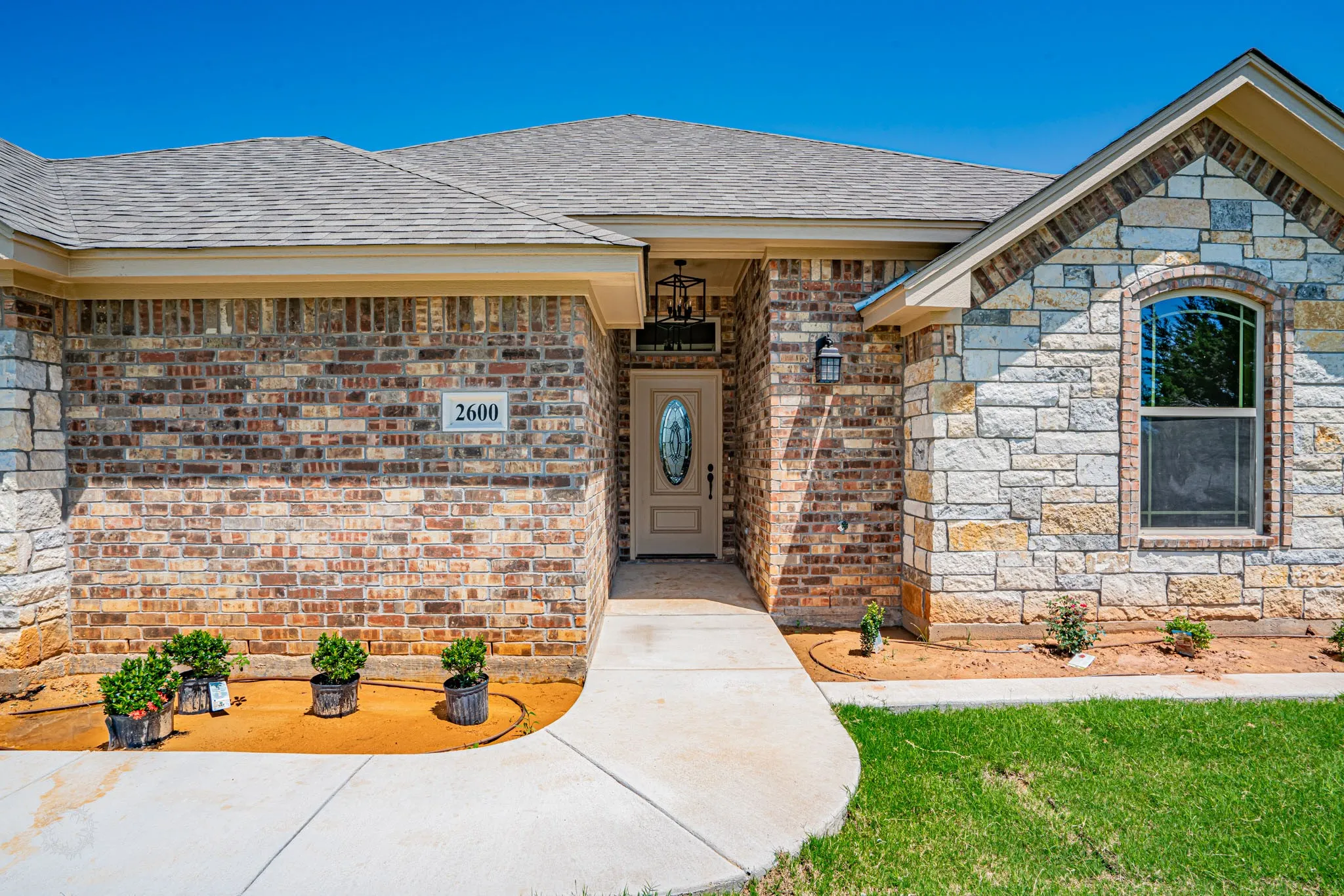 Walkway to front door