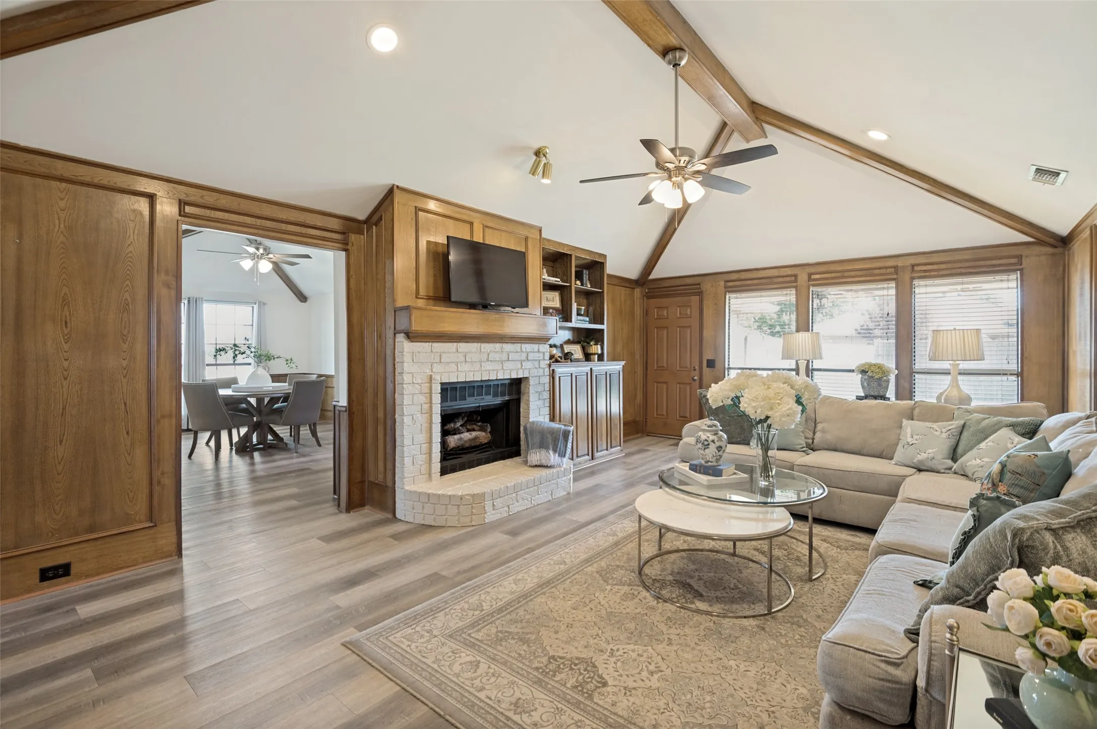 Main Living Area with view to Den