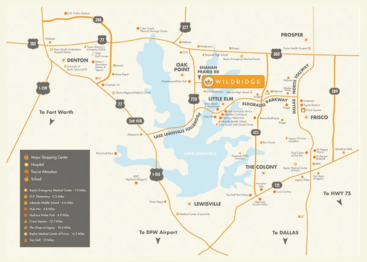 Regional Map. Displaying the geographic positioning of the property relative to cities, roadways, and other landmarks