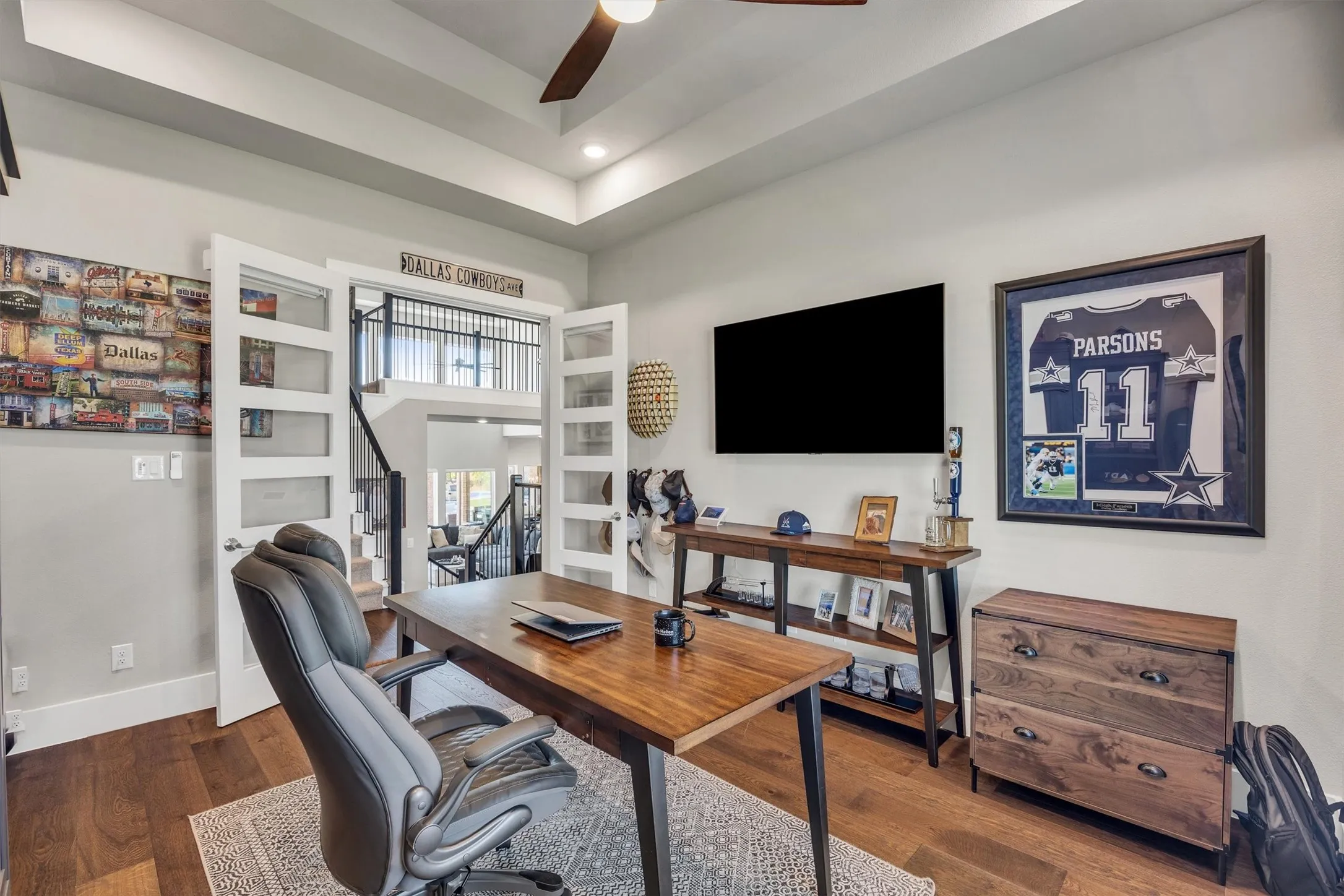French doors provide plenty of privacy