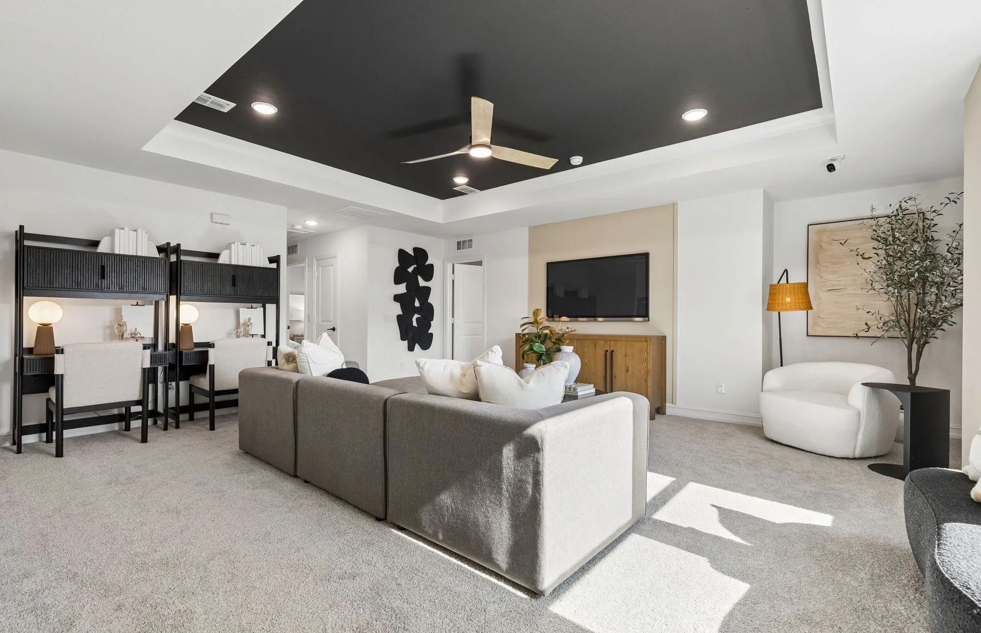 *Model Representation - Spacious game room on second level