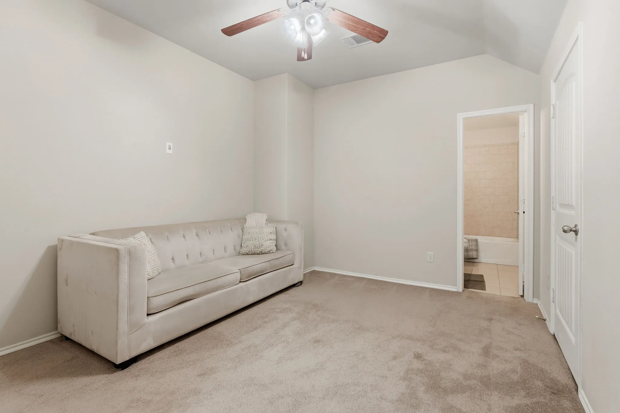 Bedroom or Media Room with ensuite bath.