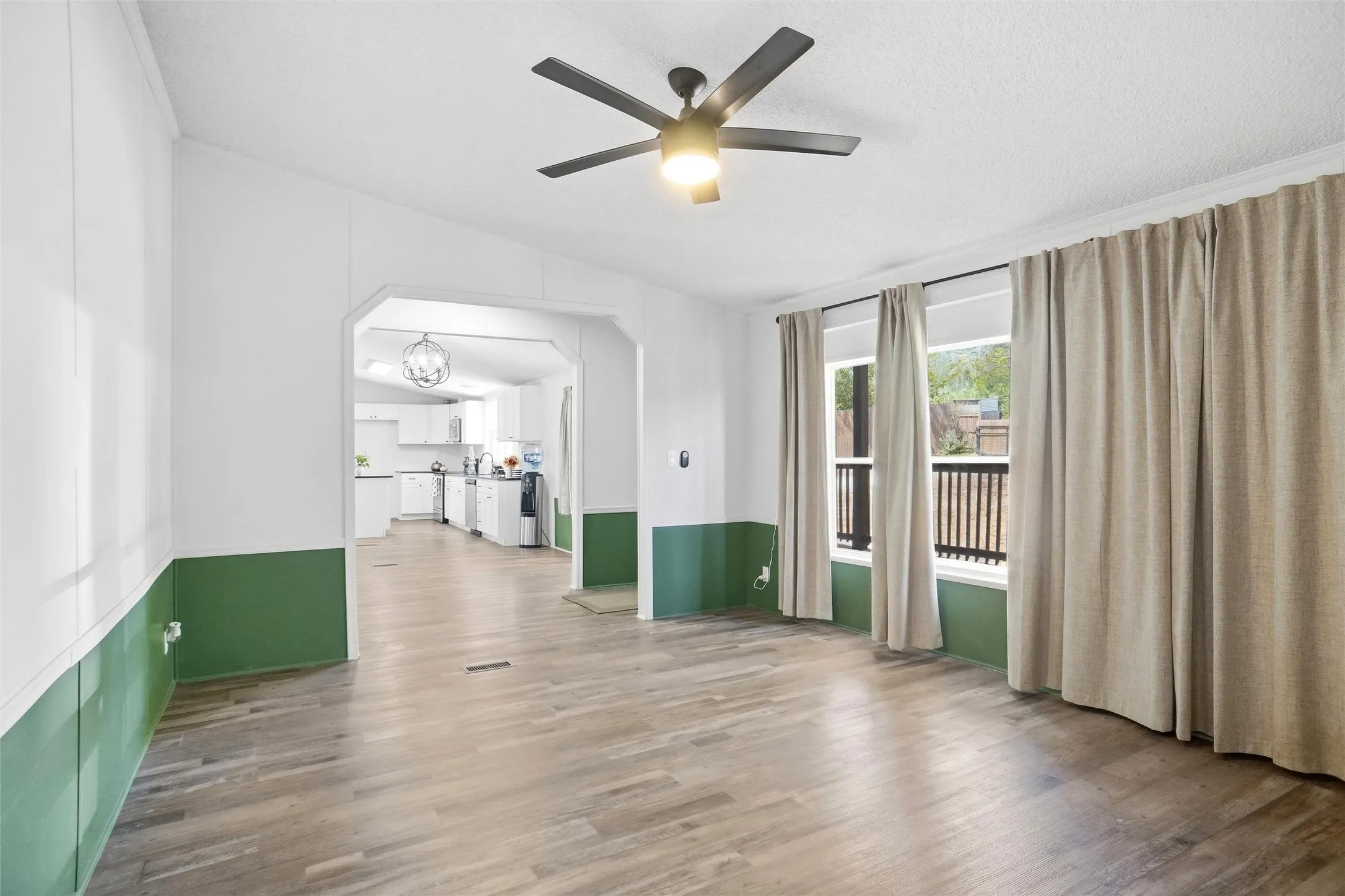 View from Living Area to Kitchen