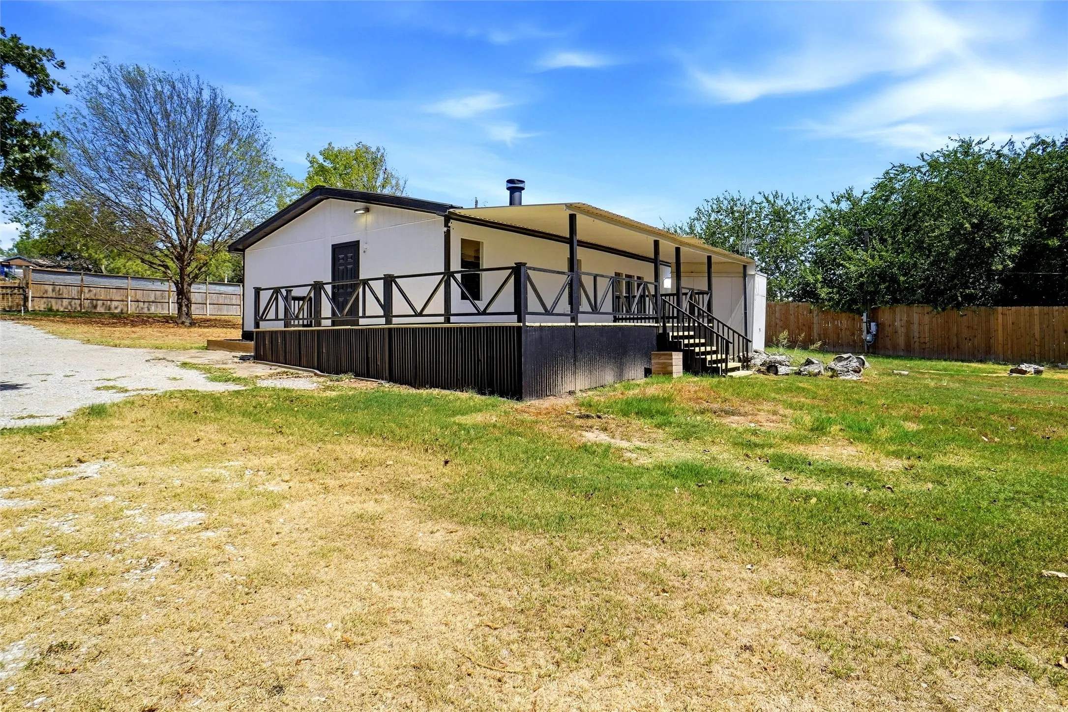 View of Back Covered Porch and Side Decking