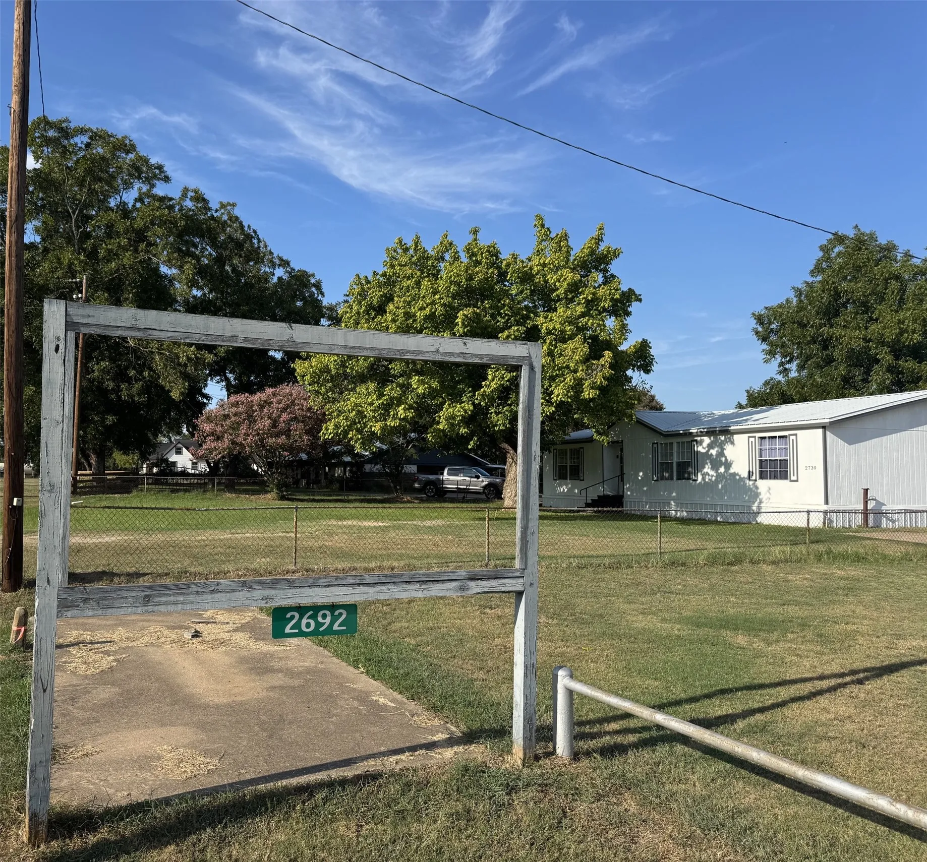 Sign Area in Front