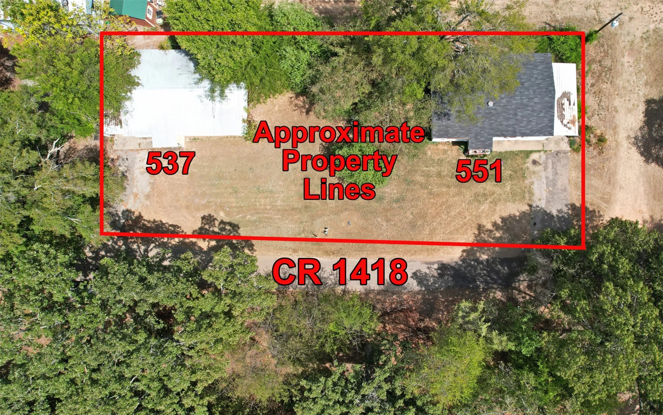 Aerial View Both Homes