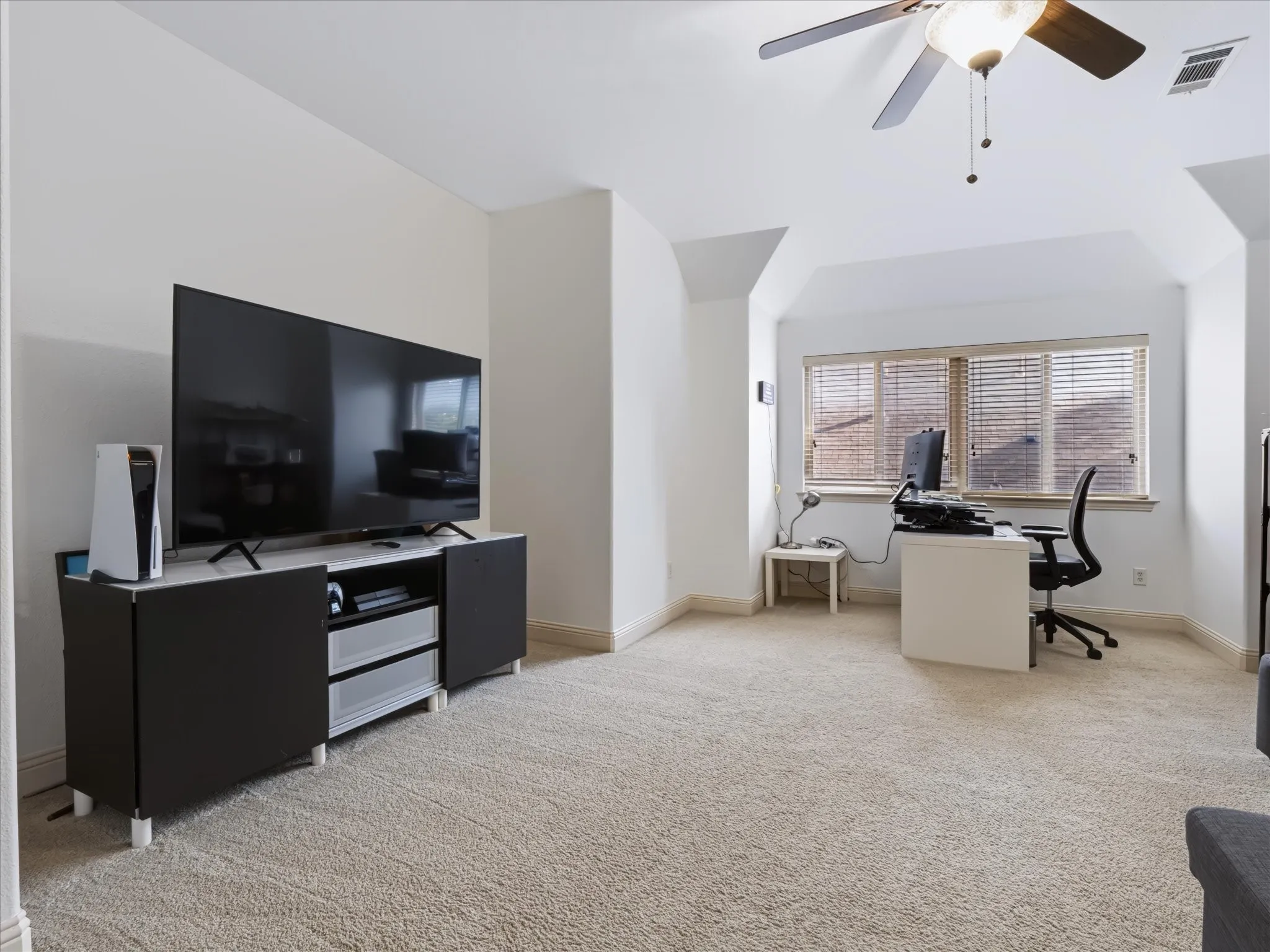 Enough space for a family room and office
