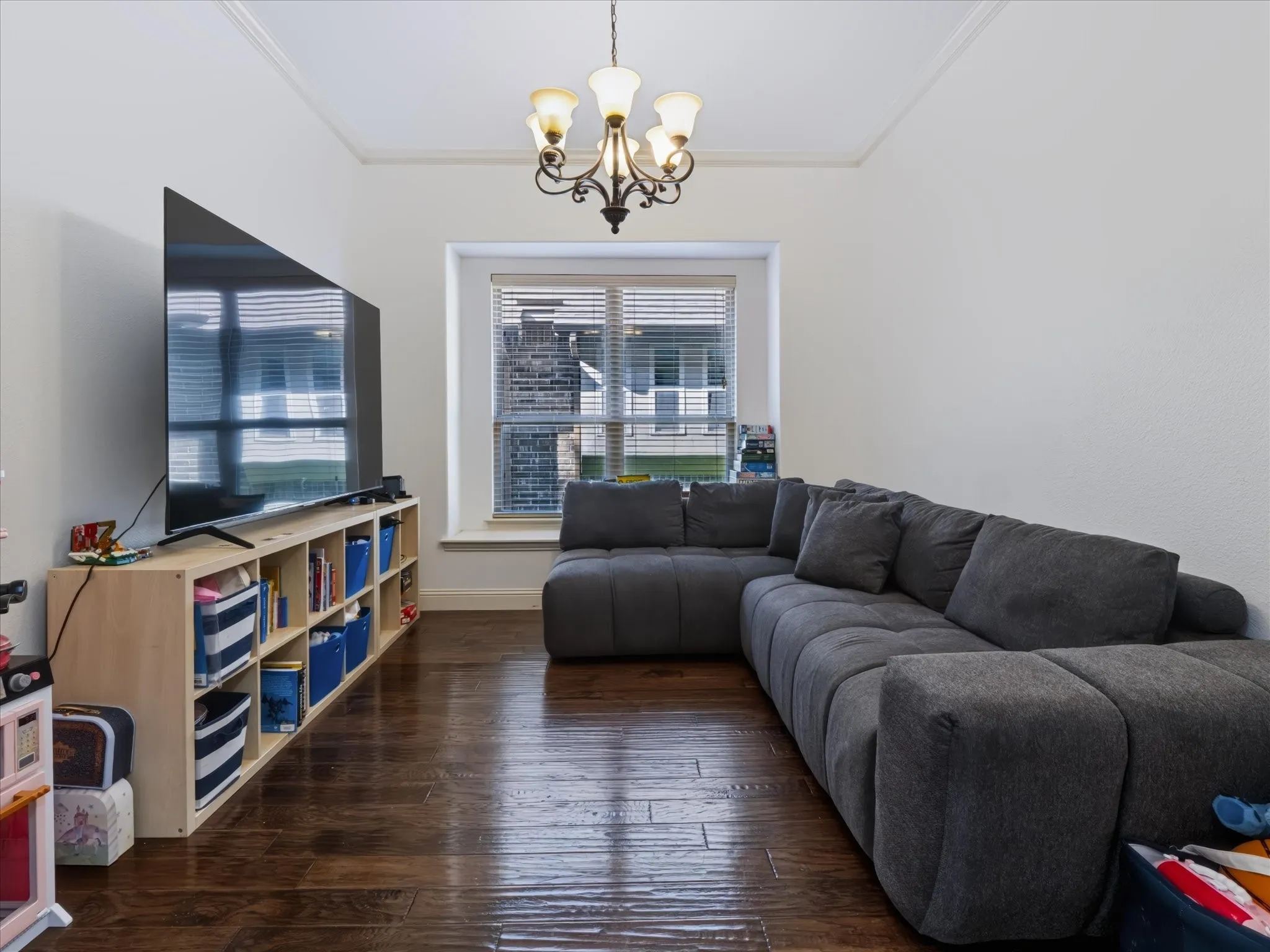 This is the dinning room, used as a family room