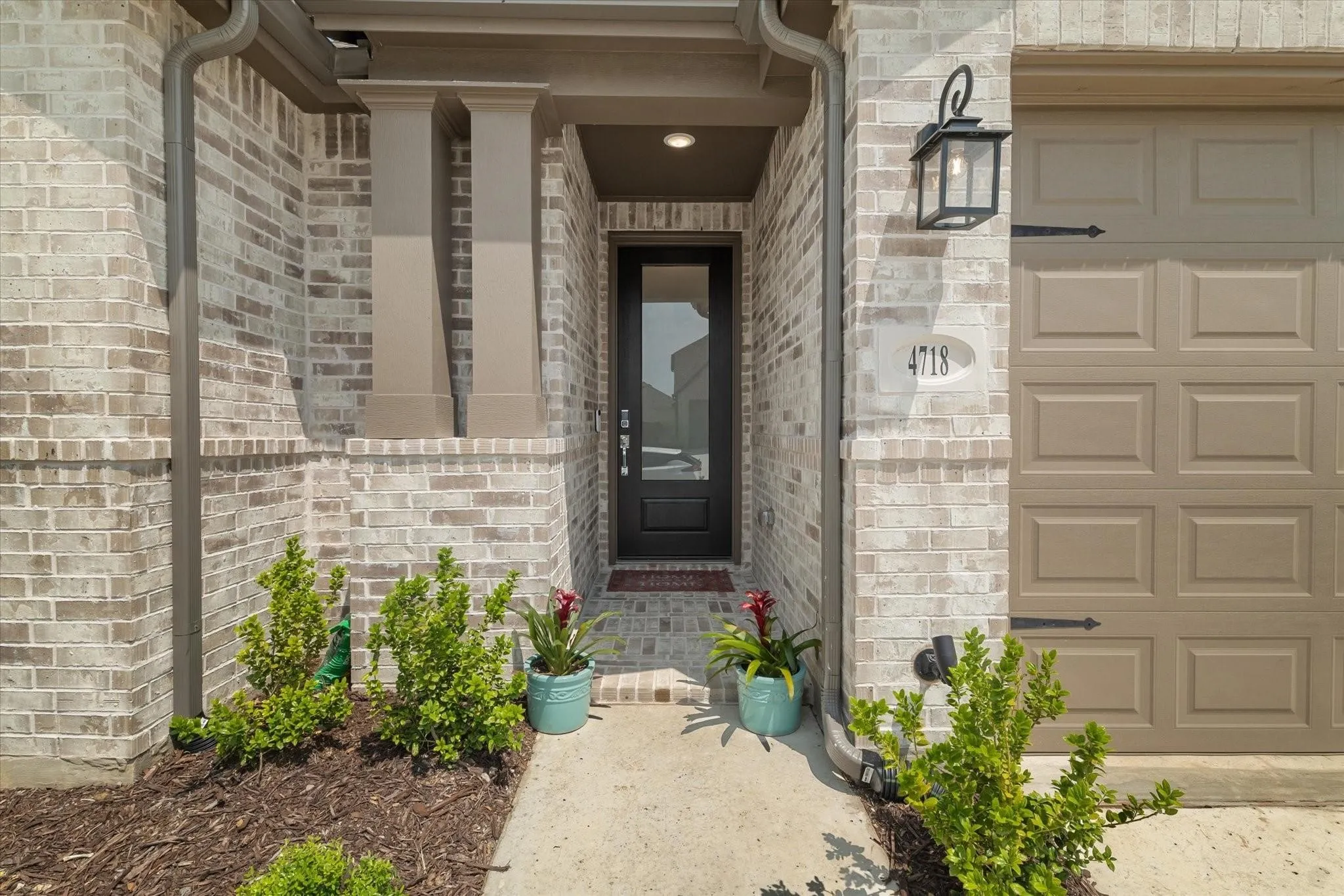 Front Door from the outside - 4718 Firewheel Ct, Aubrey, TX 76227