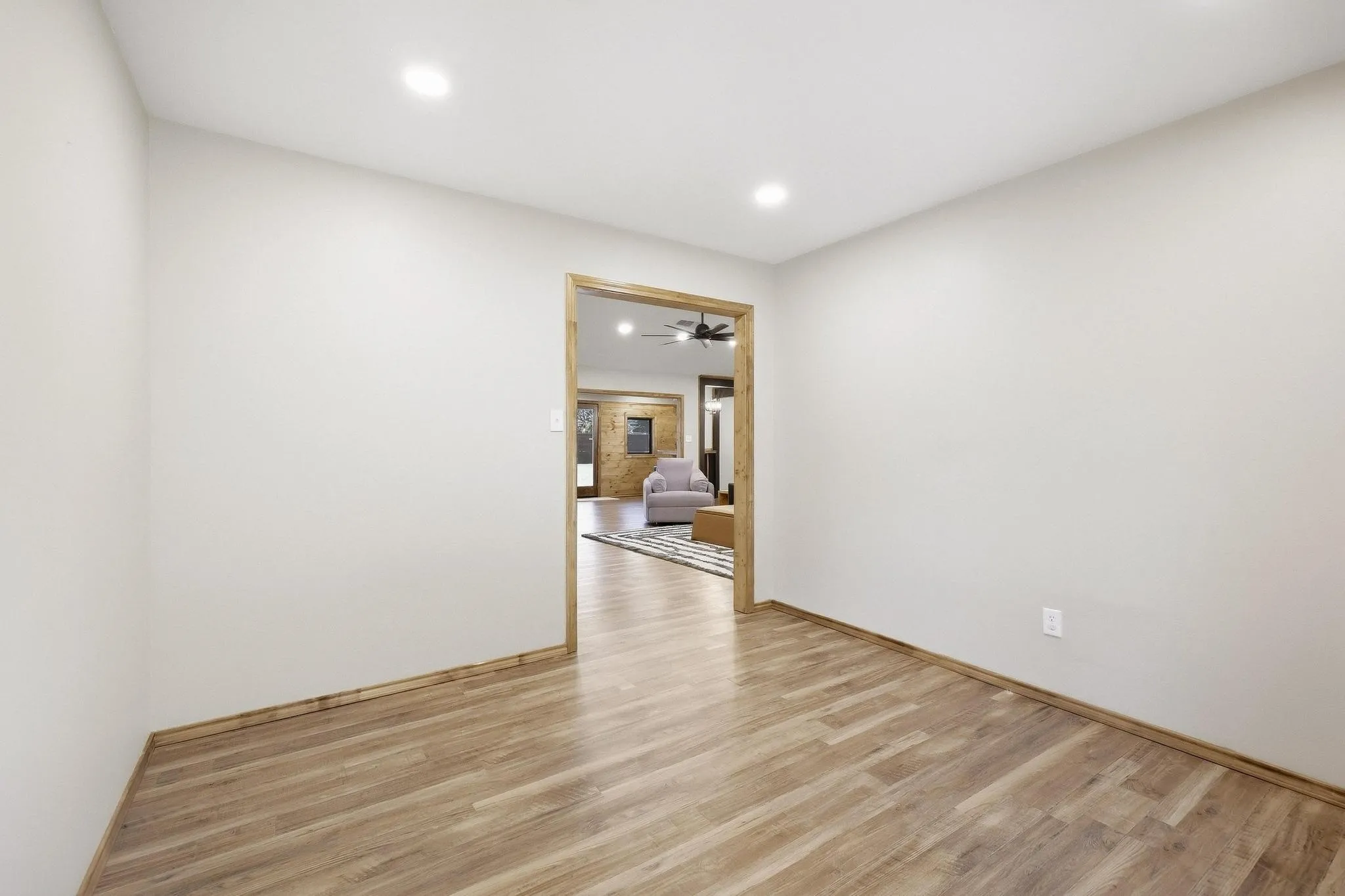 There is one "Bonus Room" in this property and it's off the front family room (see room information). Make this space your own - an office, nursery are just a couple of ideas.