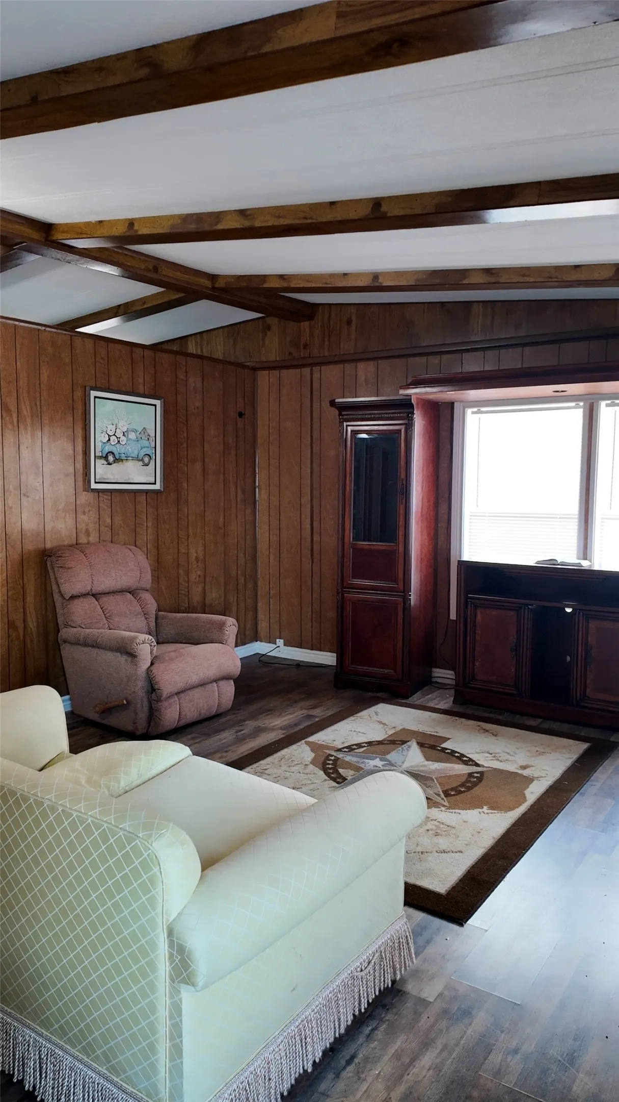 Wood-finish flooring