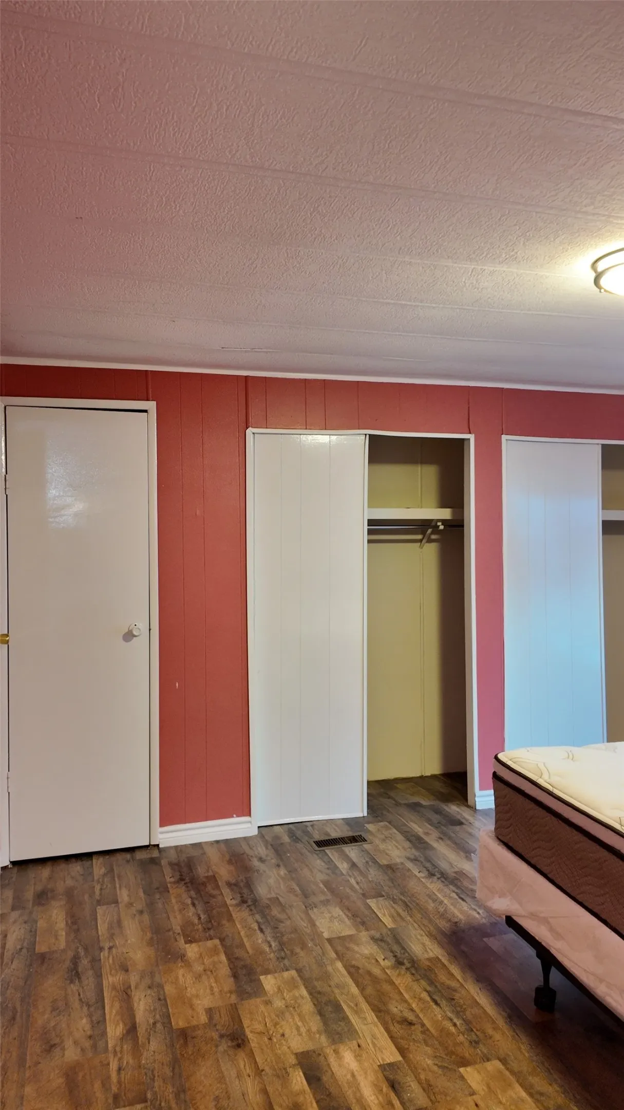 Wood-finish flooring throughout
