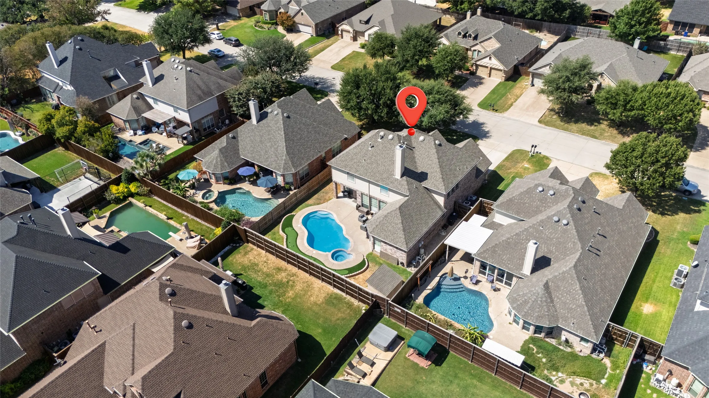 Ariel View of Property