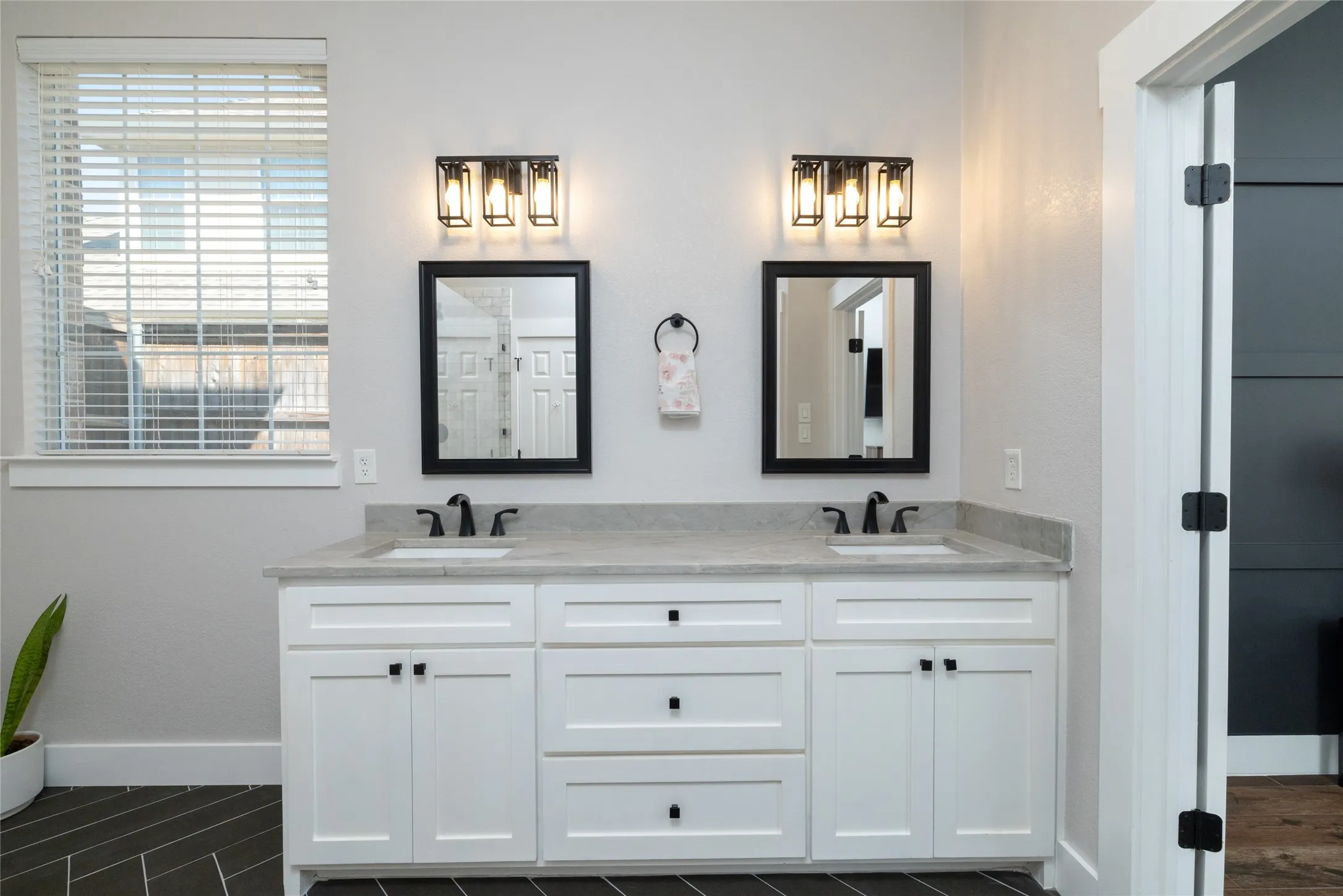 Primary bathroom vanity