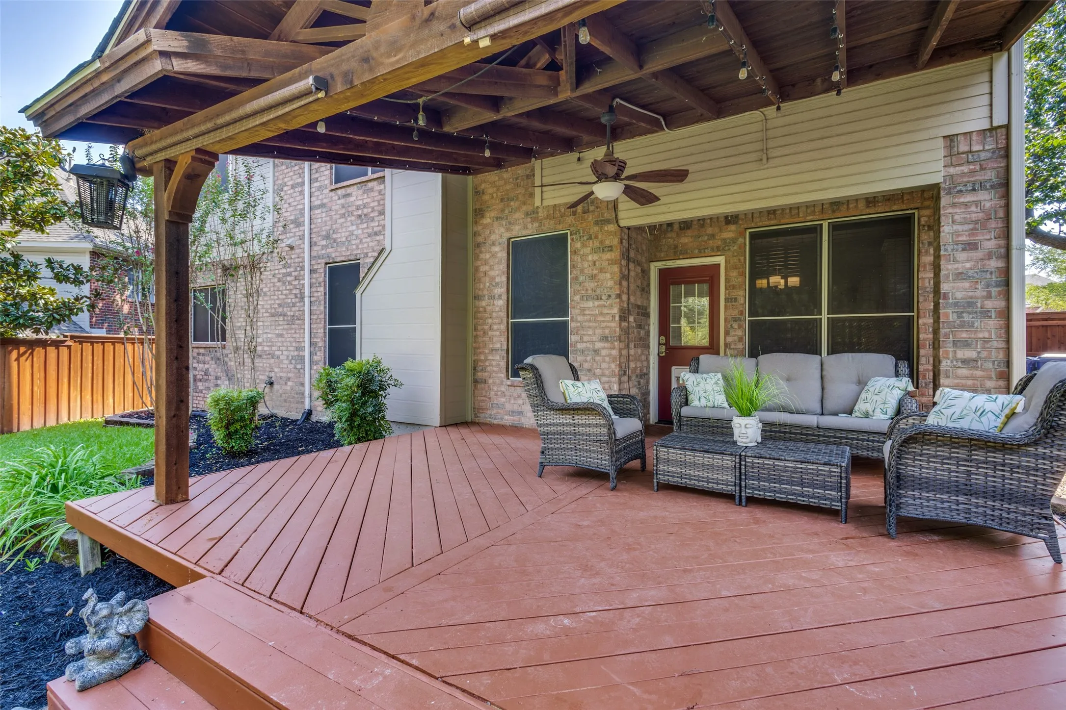 Another view of the deck.