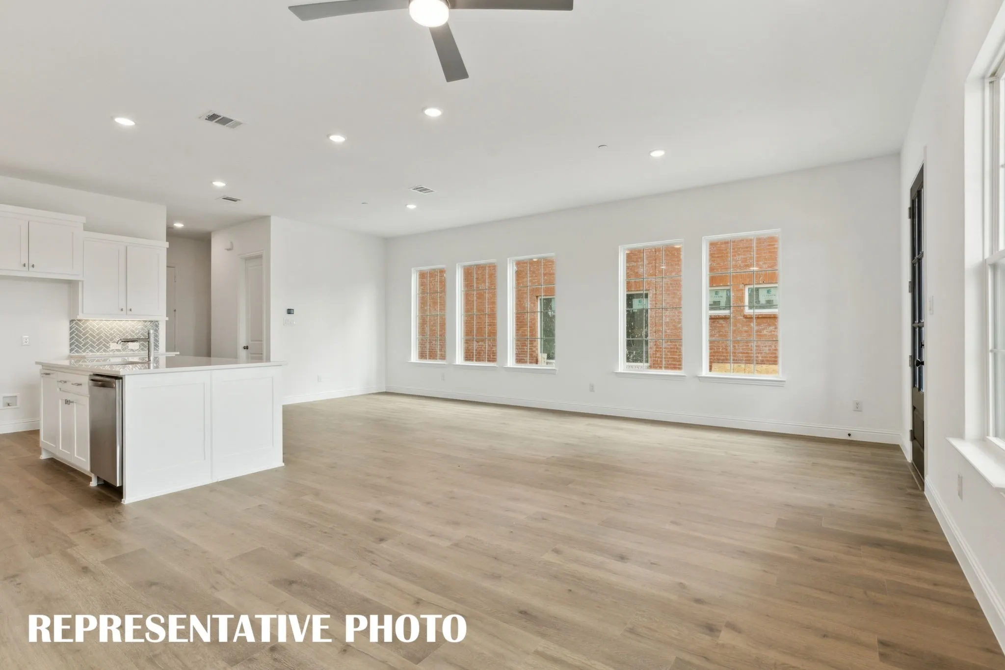 Your new dining area is the perfect place to host grand dinner parties or cozy family meals!  REPRESENTATIVE PHOTO