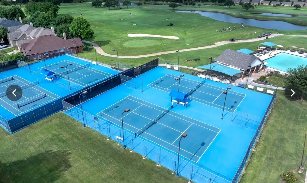 Tennis / pickleball courts by pool
