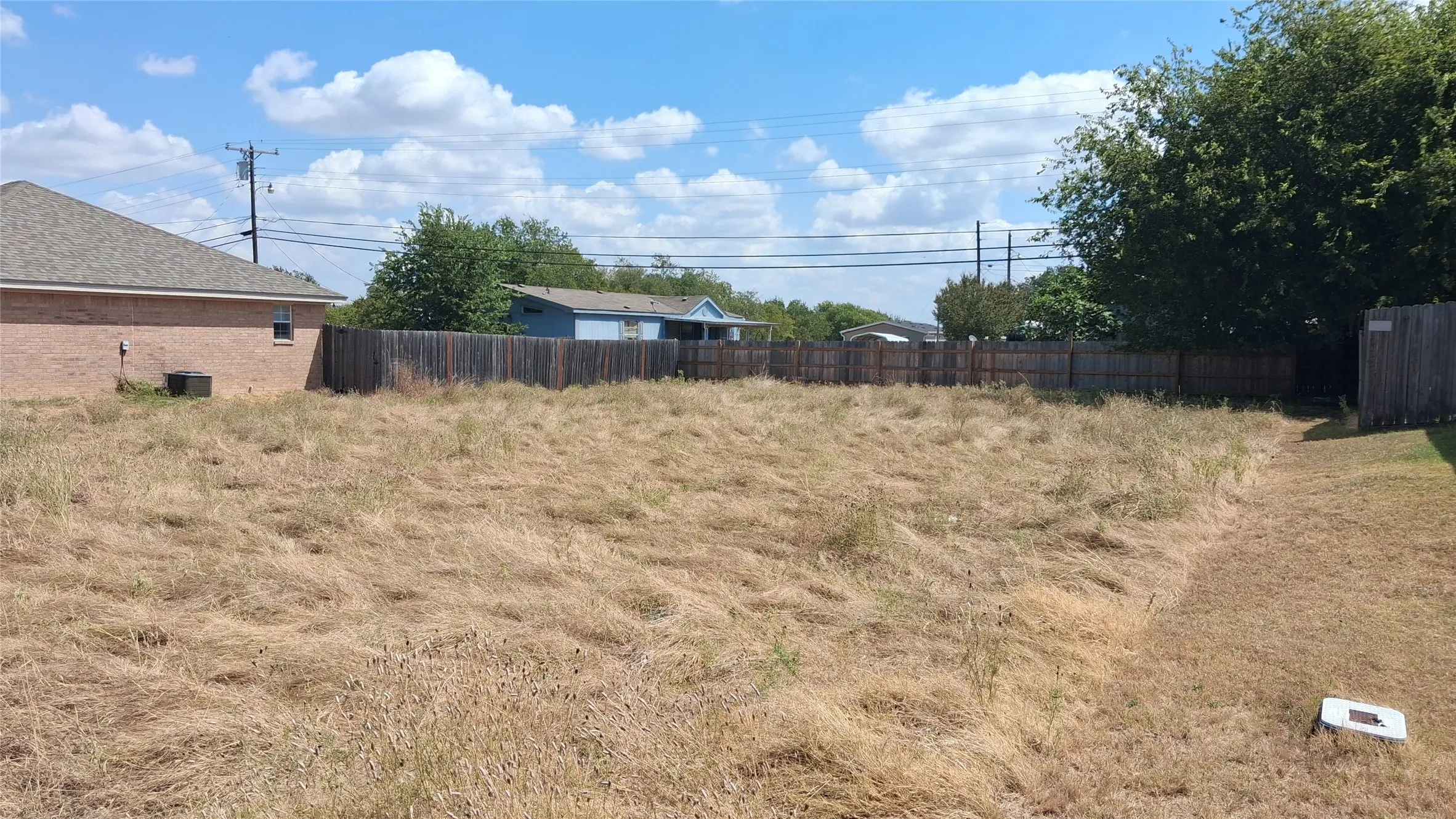 assumed property line with neighbor