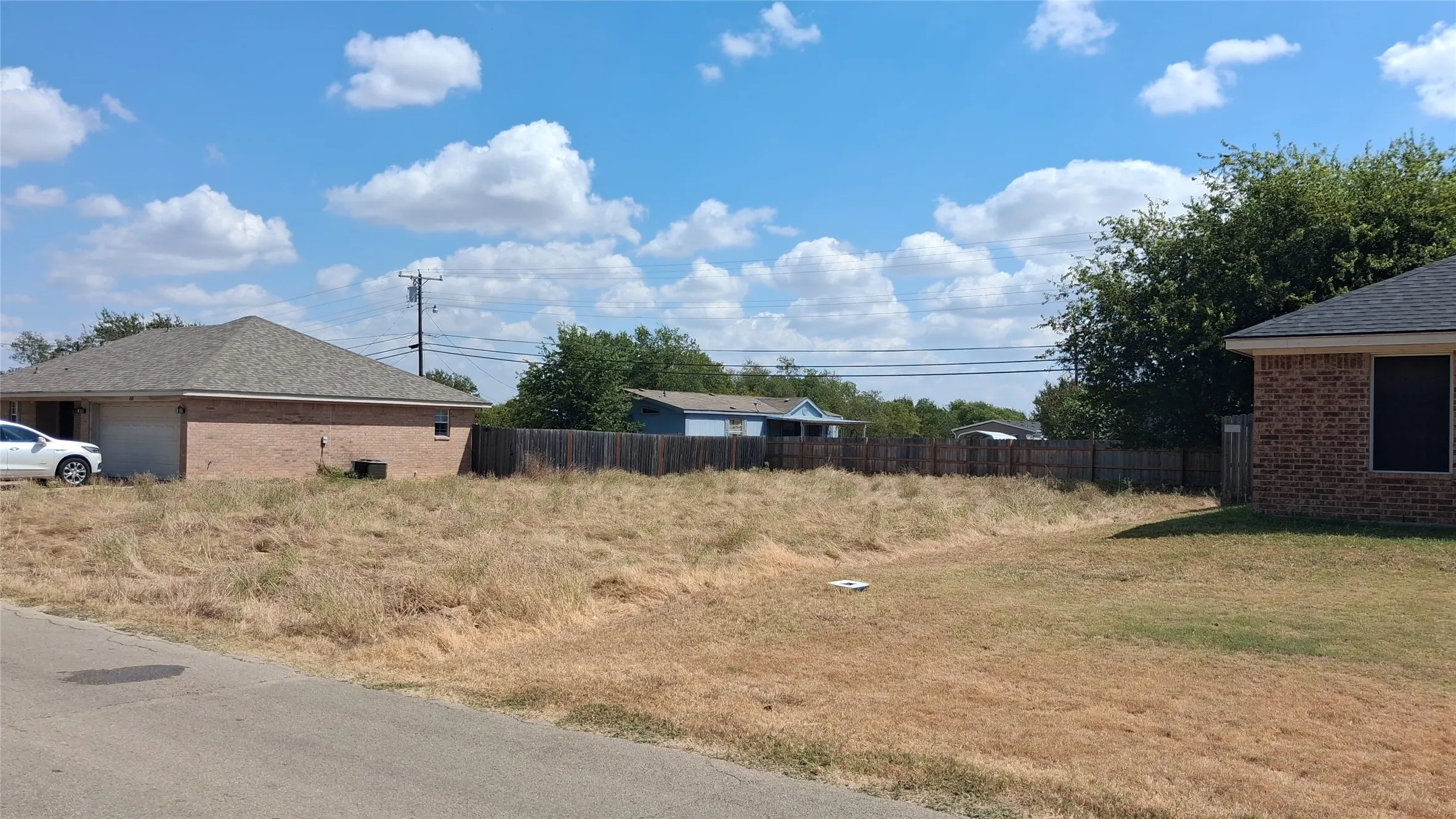 view from down the street