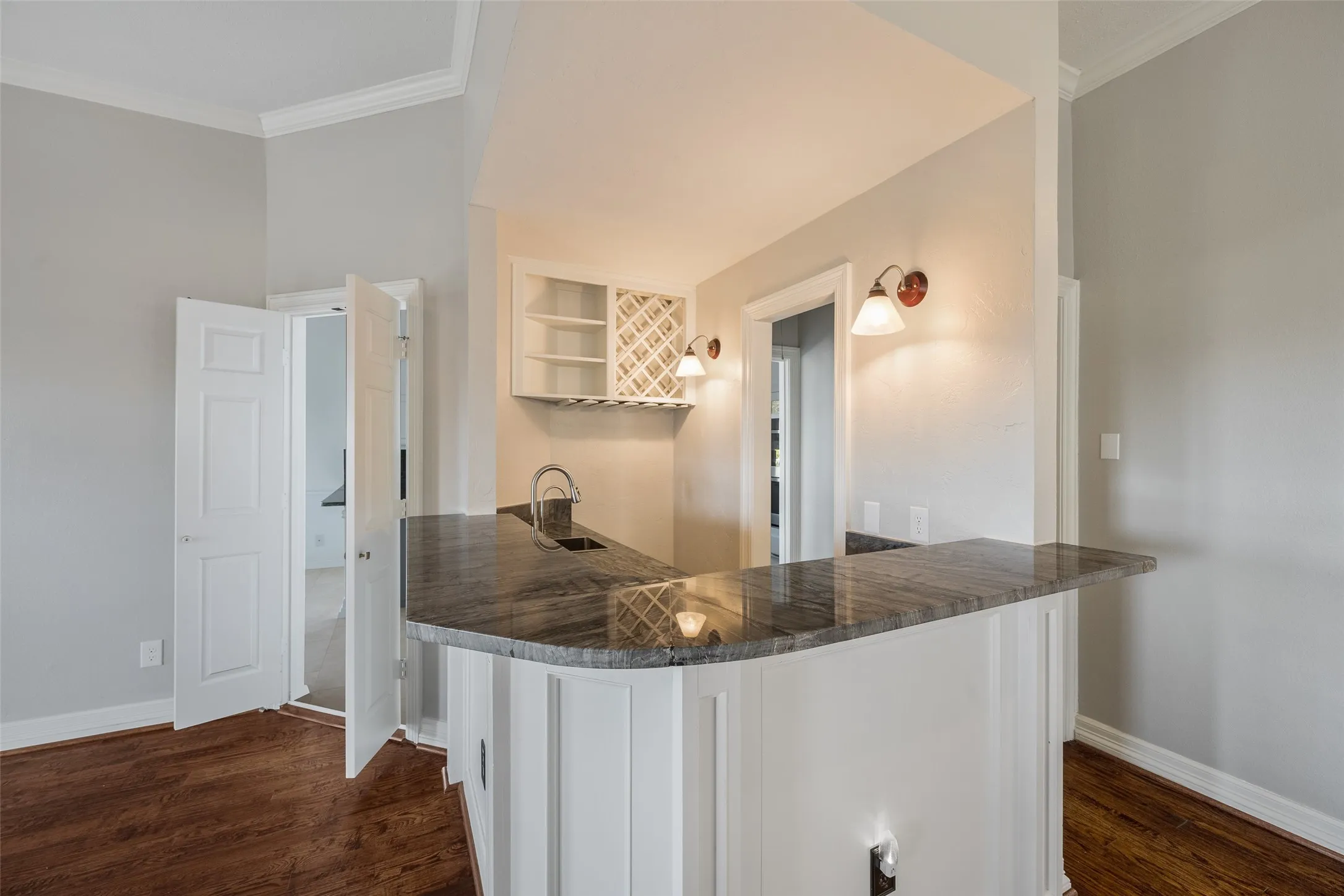 Wet bar makes entertaining a breeze