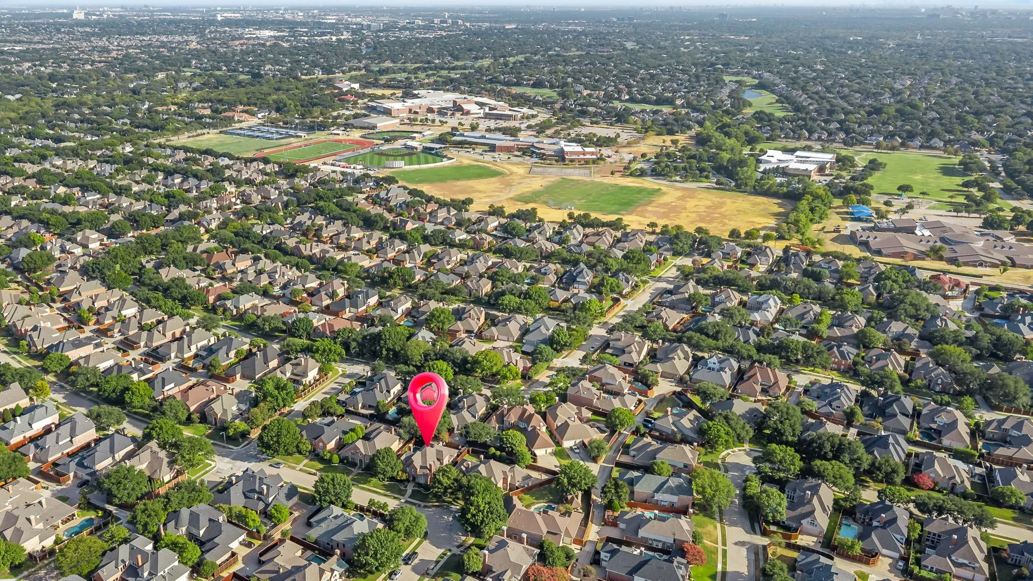 Just a few streets from Rec Center, Brinker Elem, Renner Middle & Plano West Senior High.