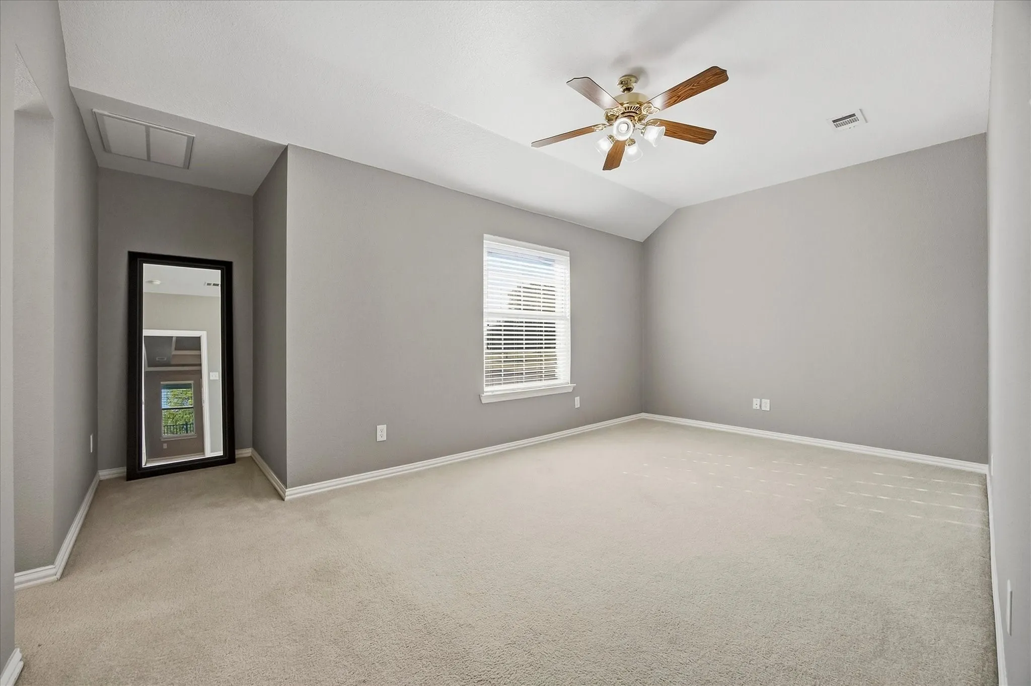 Spacious auxiliary bedroom includes roomy closet