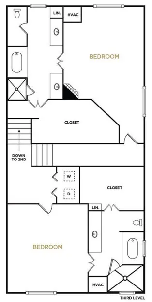 3rd Level - B7 Floorplan