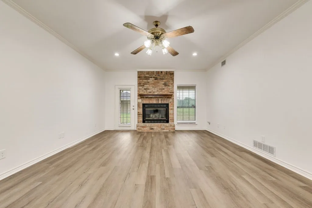 Brick Fireplace