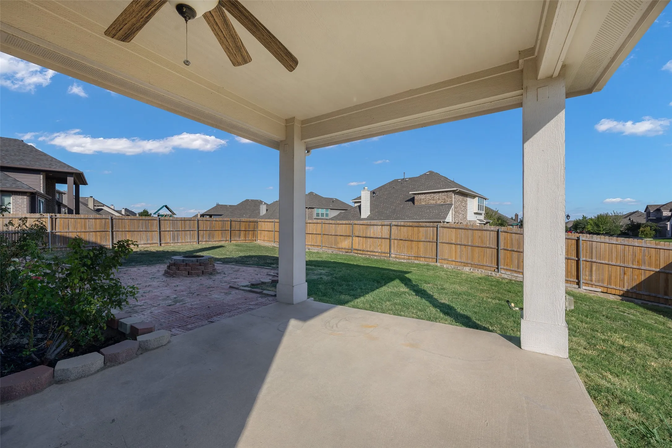 Covered Back Patio