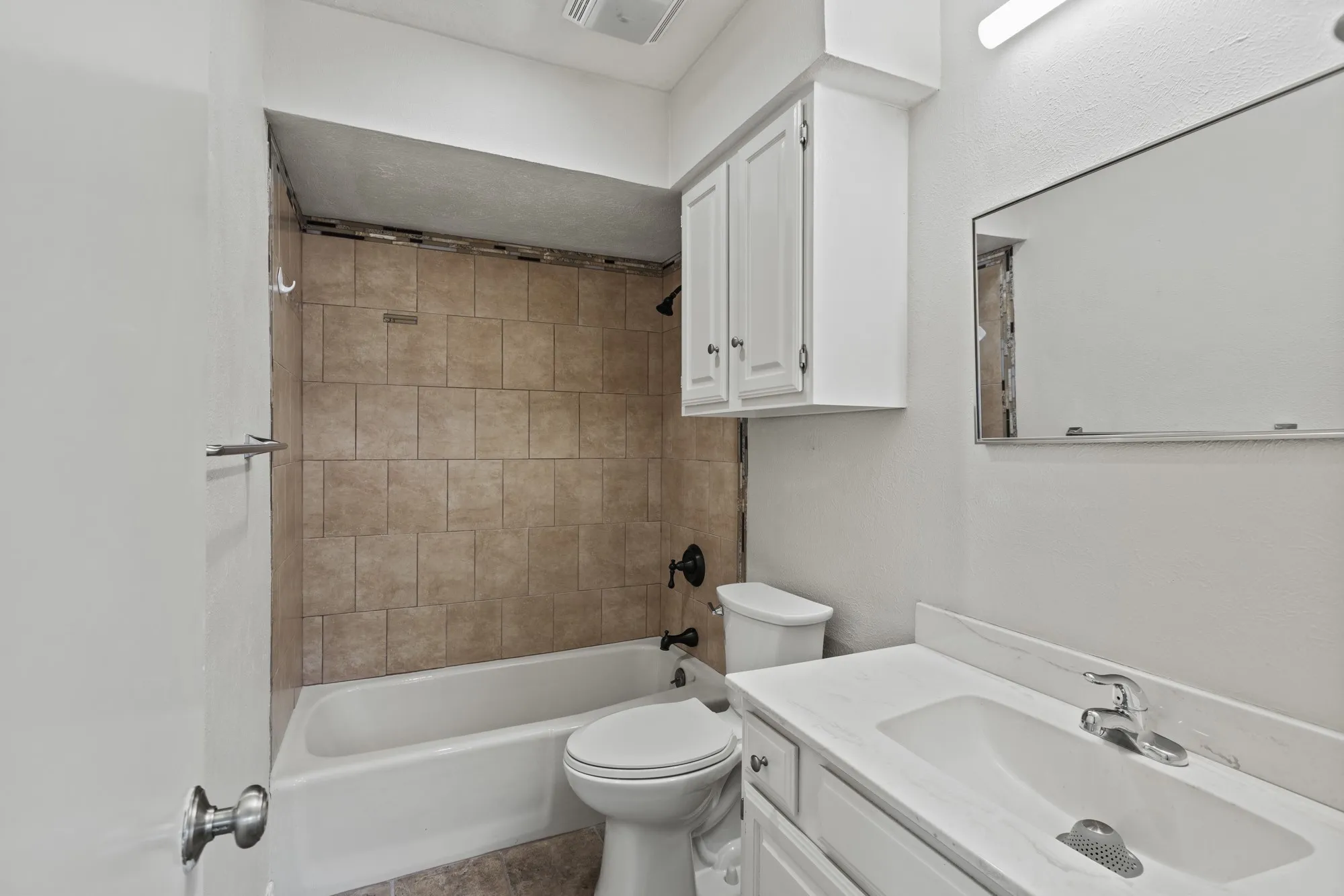 Shared bath upstairs with Comfort Height Toilets in all baths