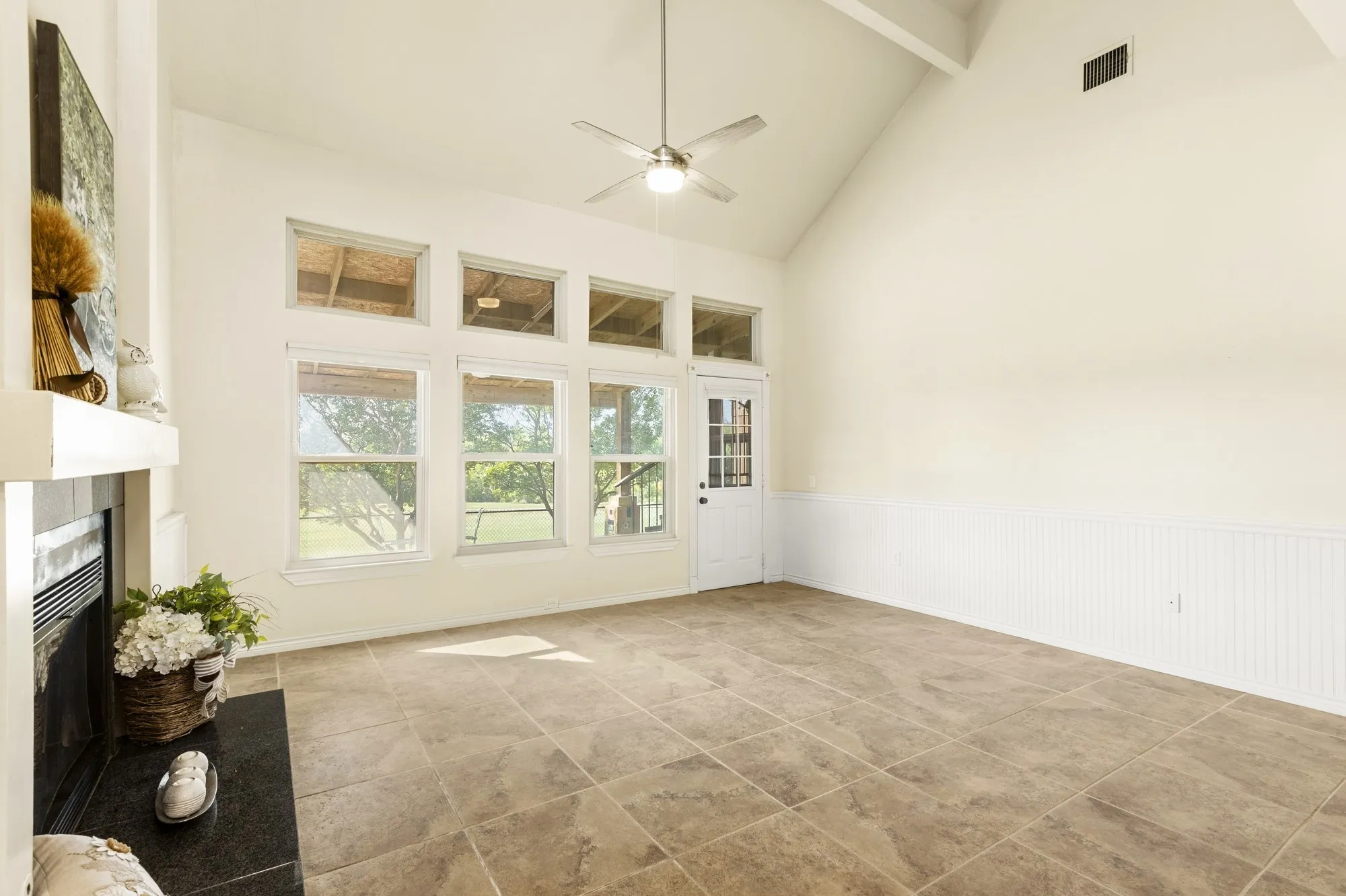 Wall of Windows overlooking Golf Course