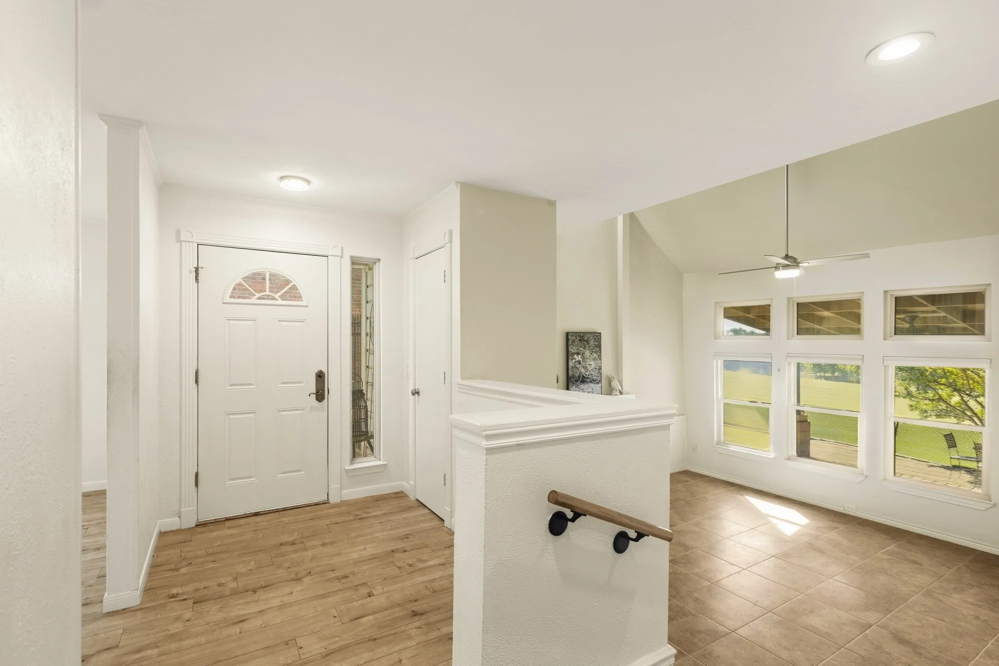 Steps leading to Family Room