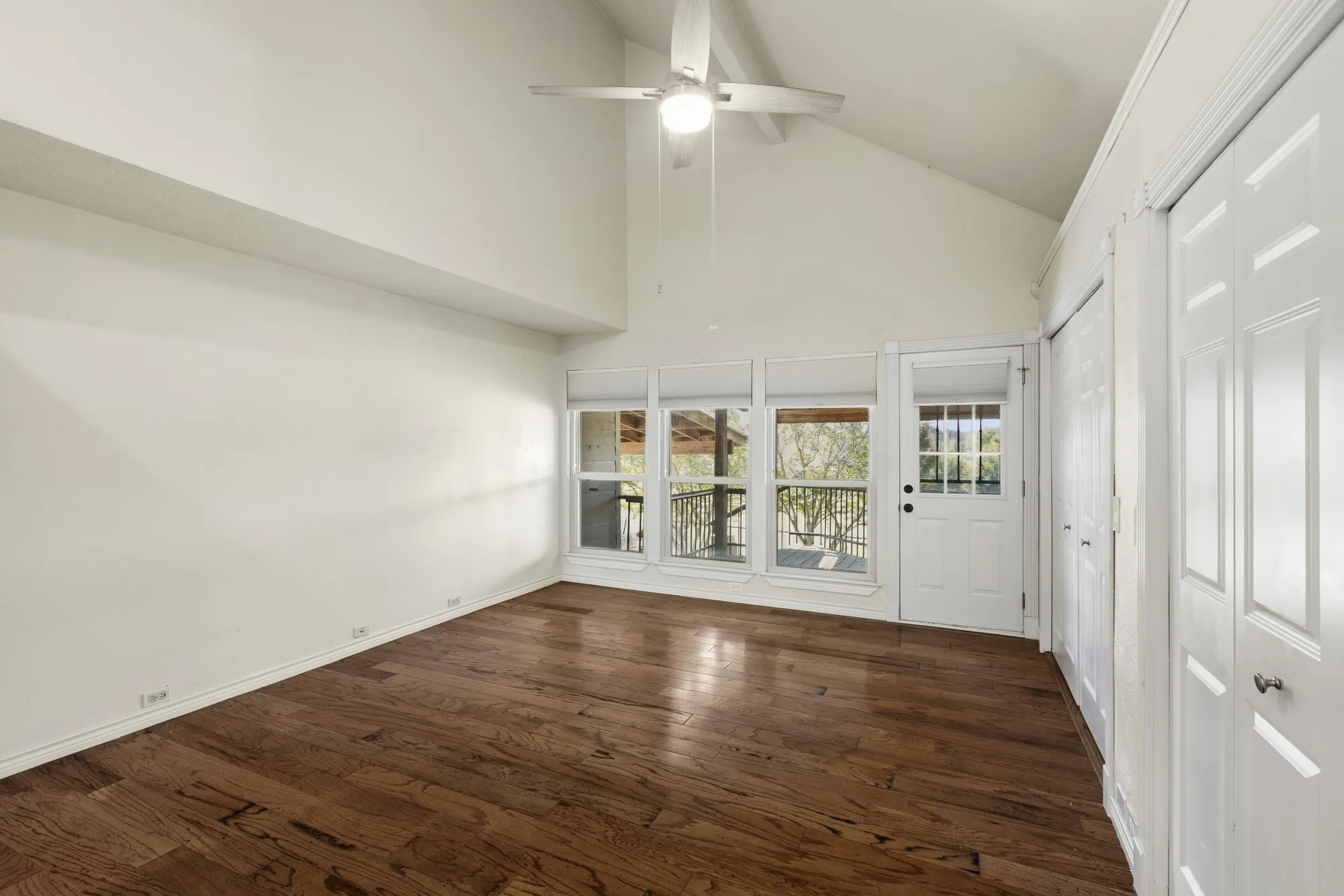 Skylight & High Ceilings with Wood Floors