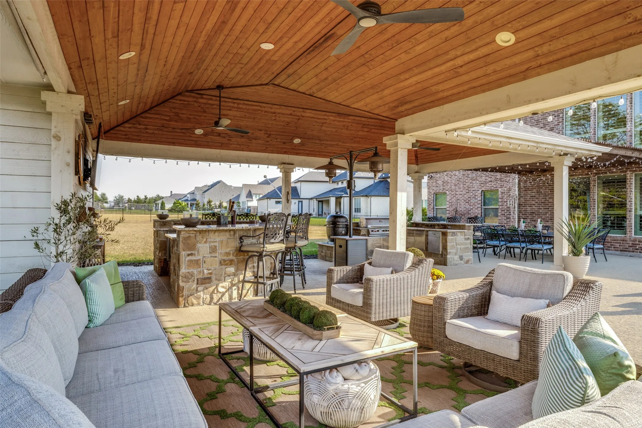 Relax in shady comfort with friends