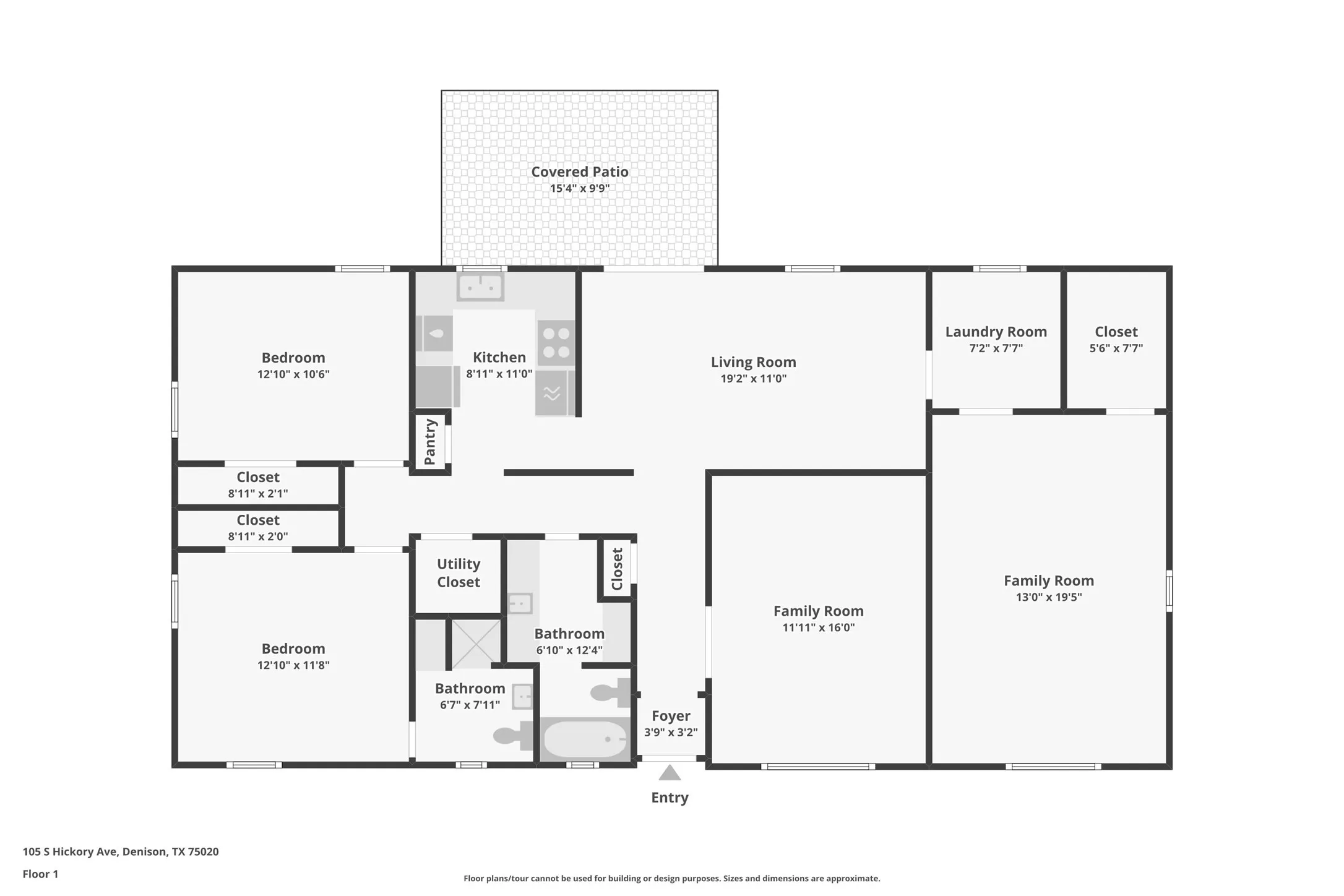 Single Family Residence For Sale in Grayson County , 105 S Hickory Avenue, Denison, Texas 75020, 3 Bedroom, 2 Bathroom, Garage spaces, 1,241 Sqft, built in 1964, mls#21368598, Real Estate Agent in Denison, Homes For Sale in Grayson county, Homes For Sale in Denison, Realtor in Denison Texas, Real Estate Brokerage Independent Realty Texas, Luminita Cordes Realtor