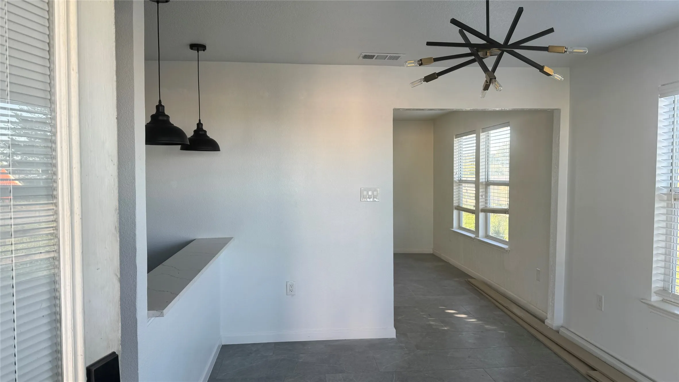 Formal dining or second living area