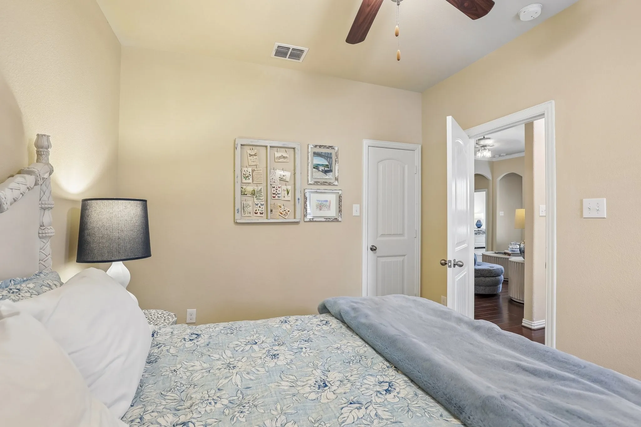 Secondary bedroom with walk-in closet.