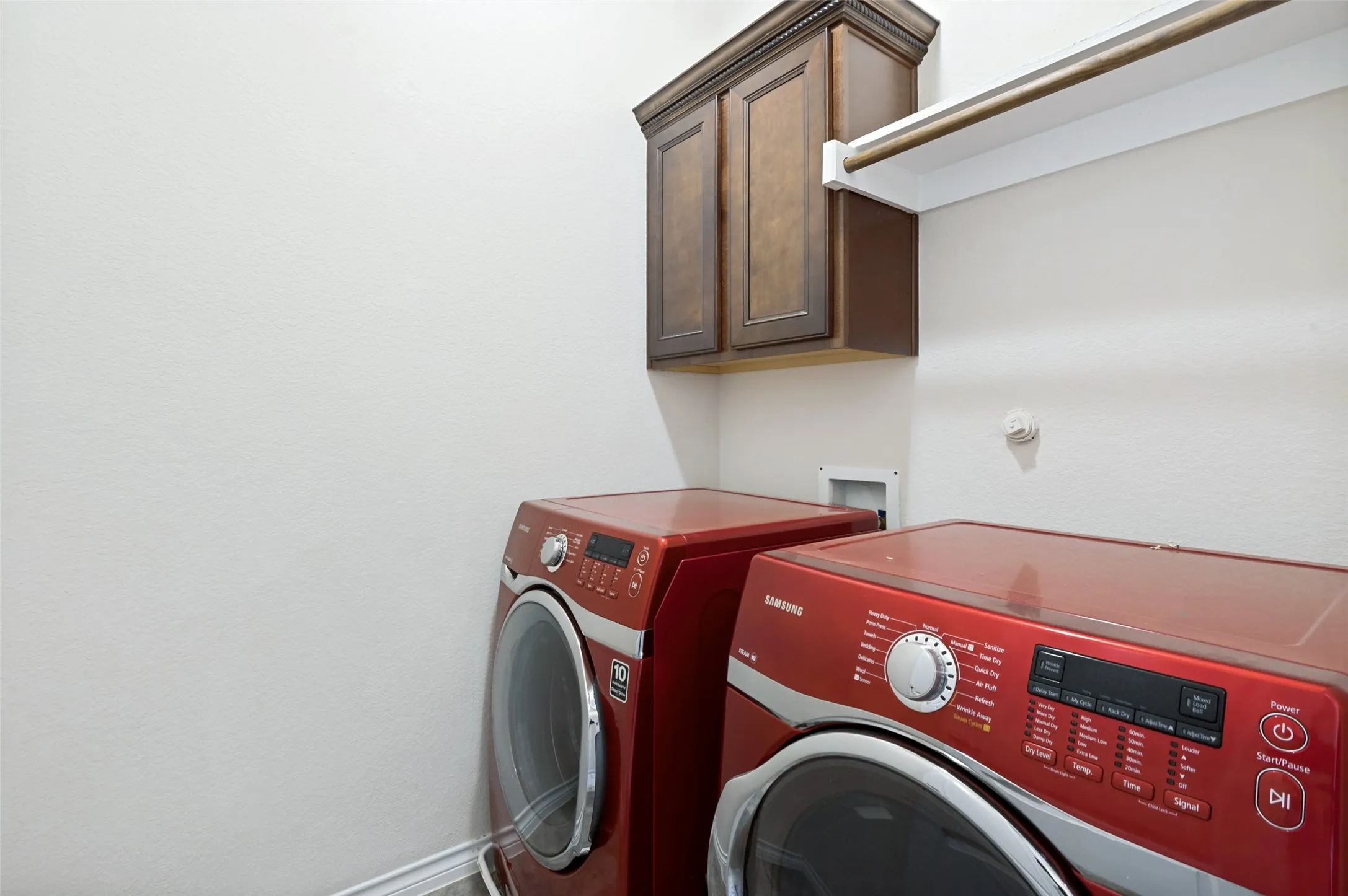Room for full-size Washer-Dryer and some storage