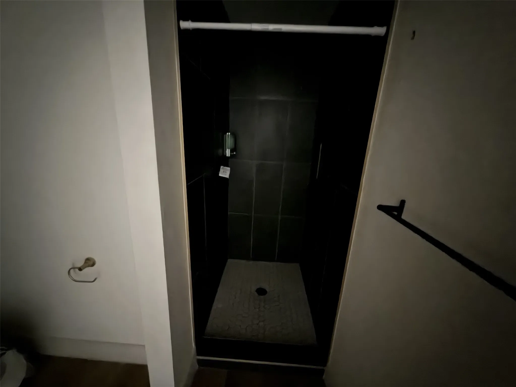 Downstairs walk-in shower