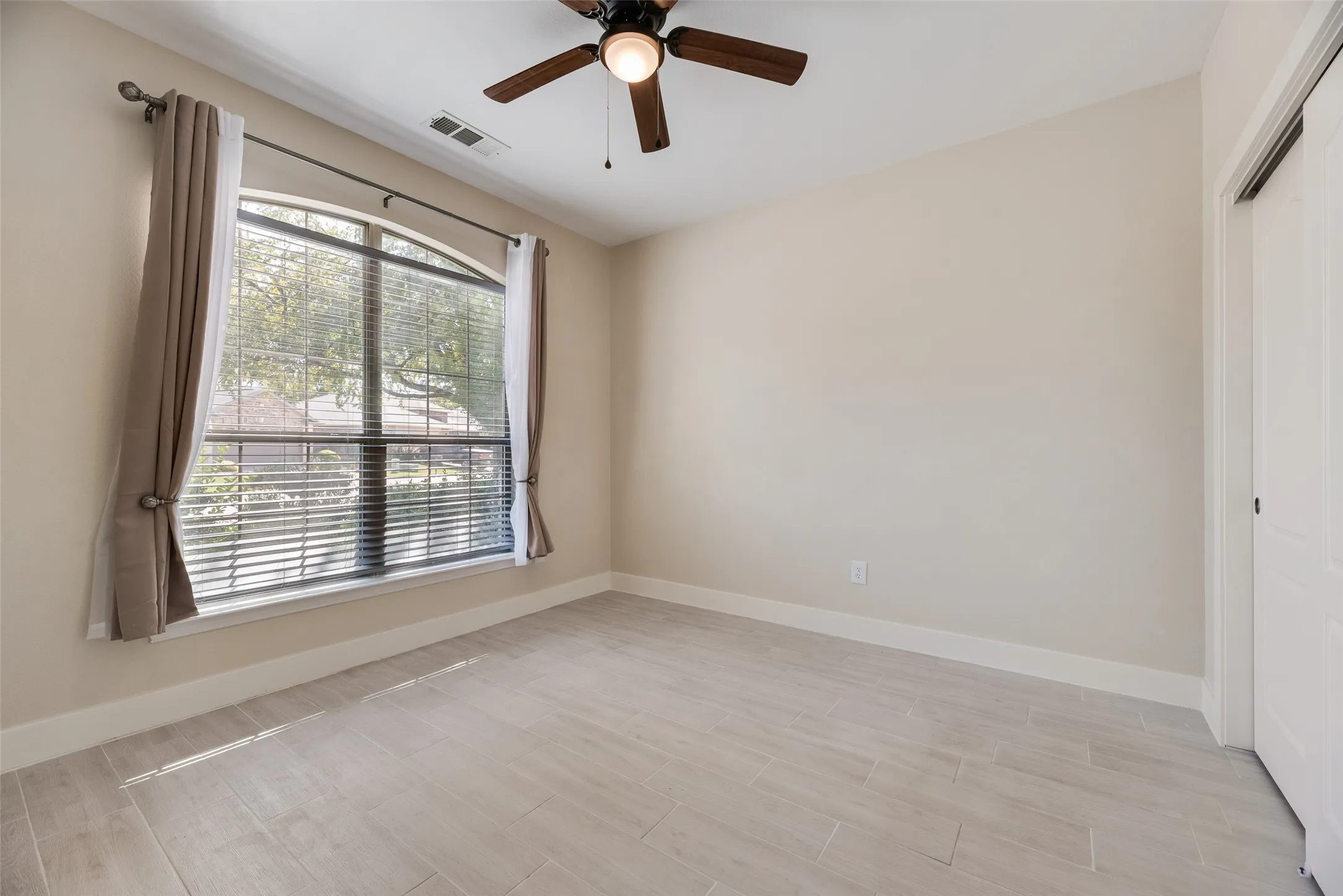 Front Bedroom with natural light