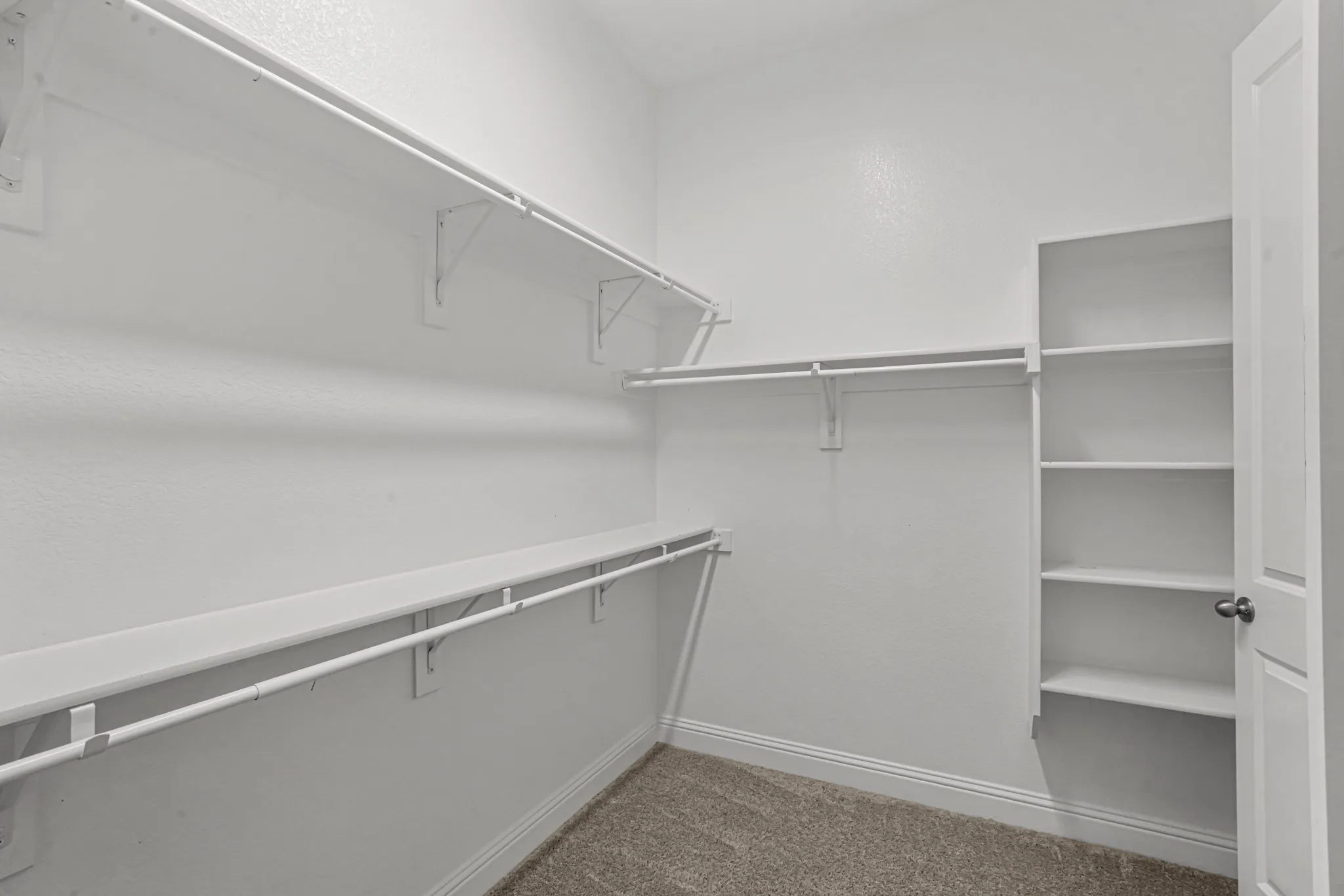 Primary closet.