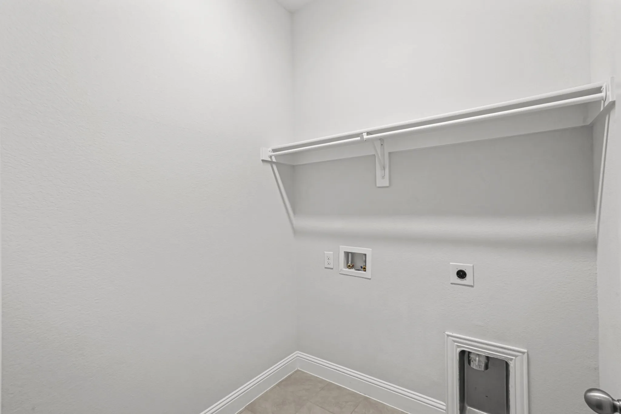 Downstairs laundry room