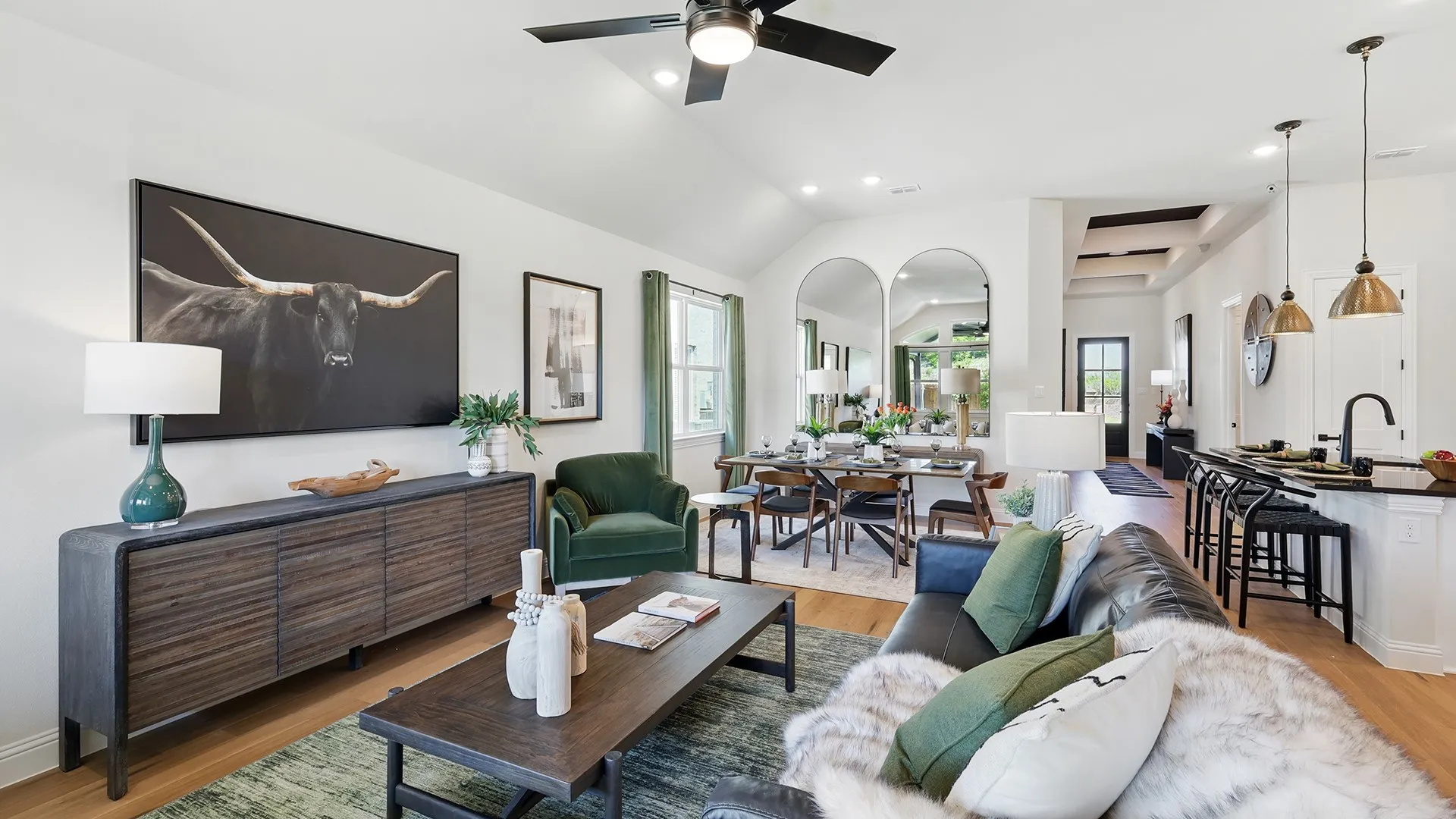 Model home photos of similar floorplans, not pictures of actual home.
