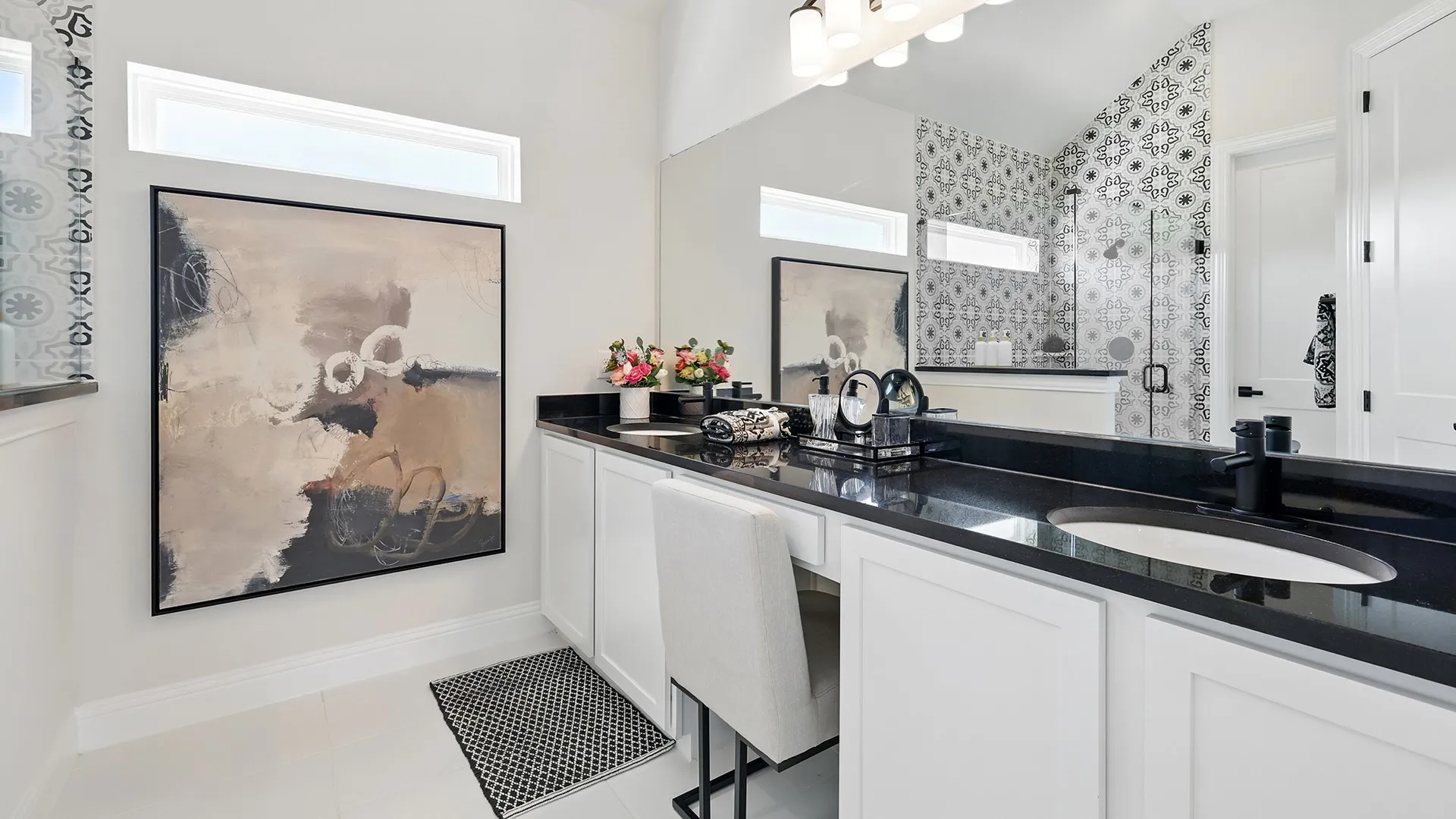 Model home photos of similar floorplans, not pictures of actual home.
