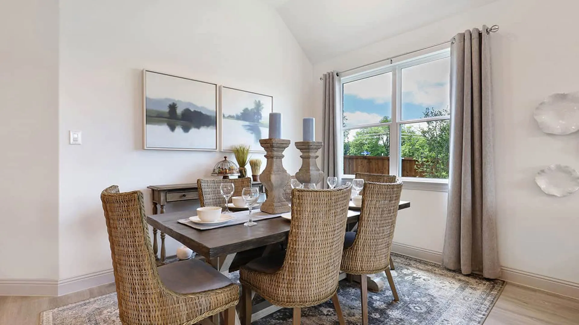 Model home photos of similar floorplans, not pictures of actual home.
